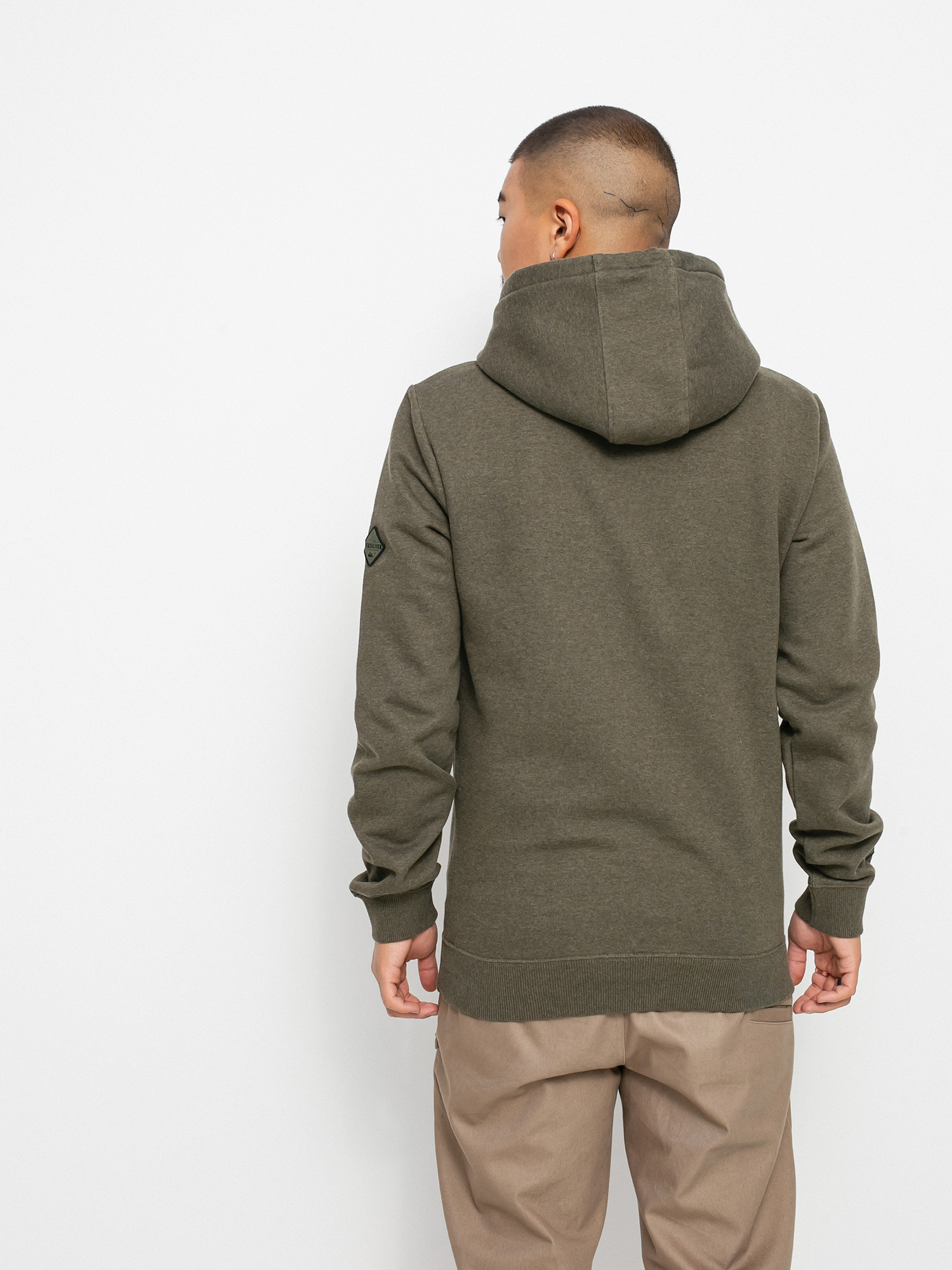 Męska Bluza aktywna Quiksilver Big Logo Snow HD (grape leaf)