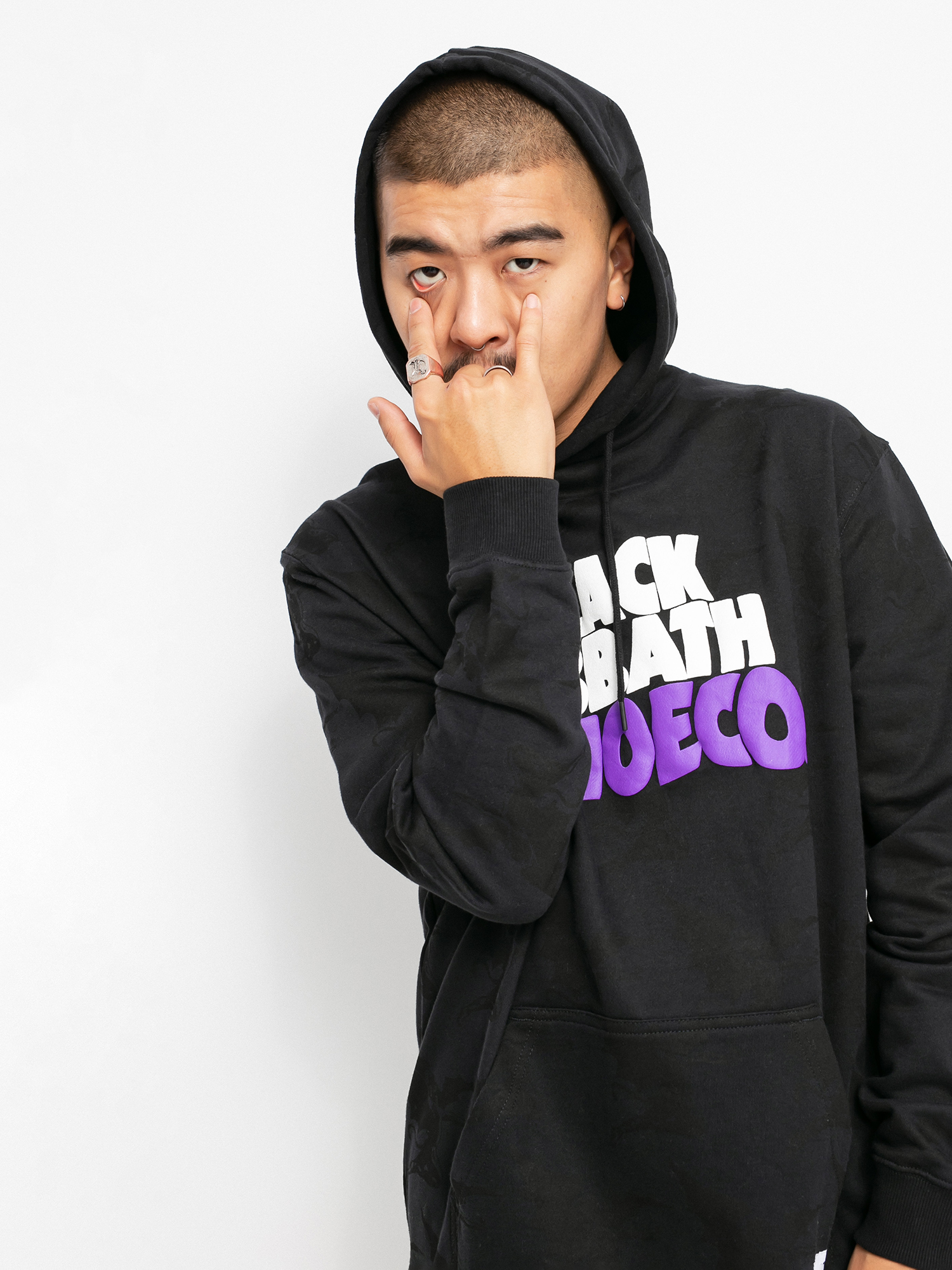 Bluza z kapturem DC X Black Sabbath HD (henry black)