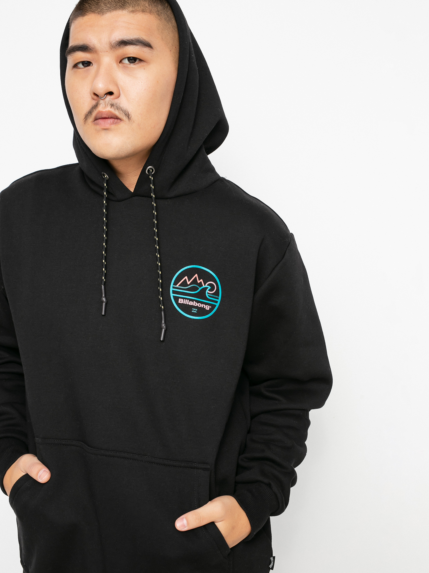 Bluza z kapturem Billabong Peak Wave HD (black)