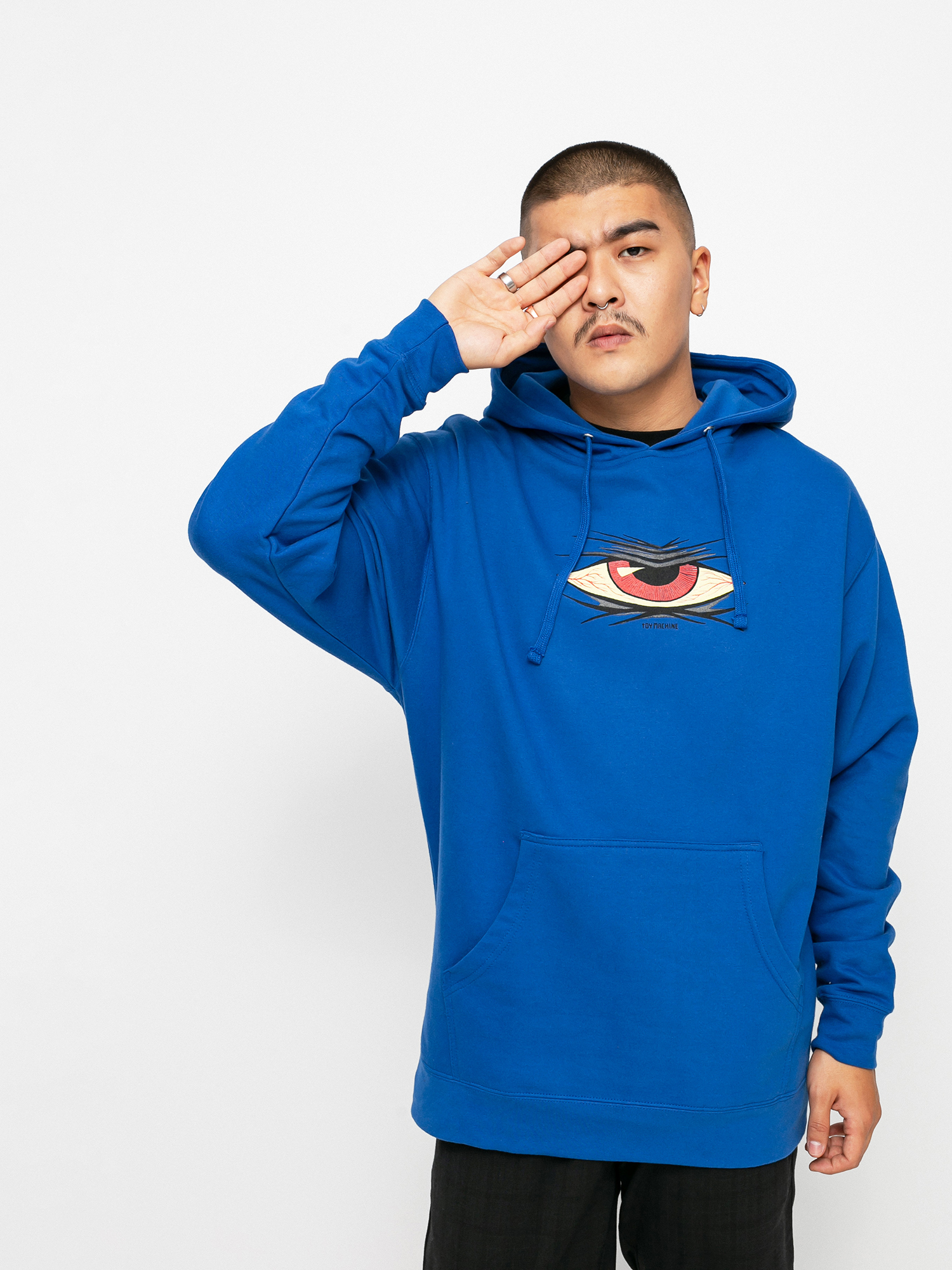 Bluza z kapturem Toy Machine Angry Sect HD (ocean blue)