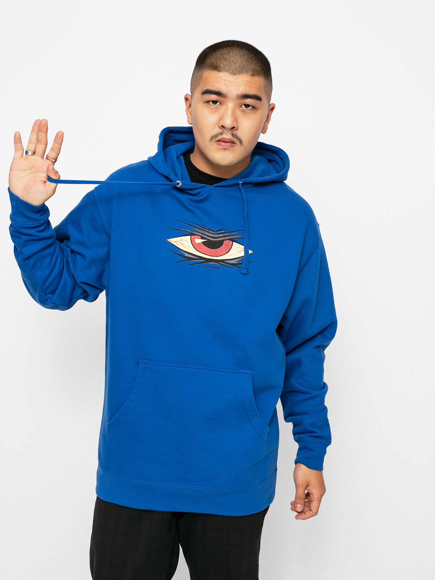 Bluza z kapturem Toy Machine Angry Sect HD (ocean blue)