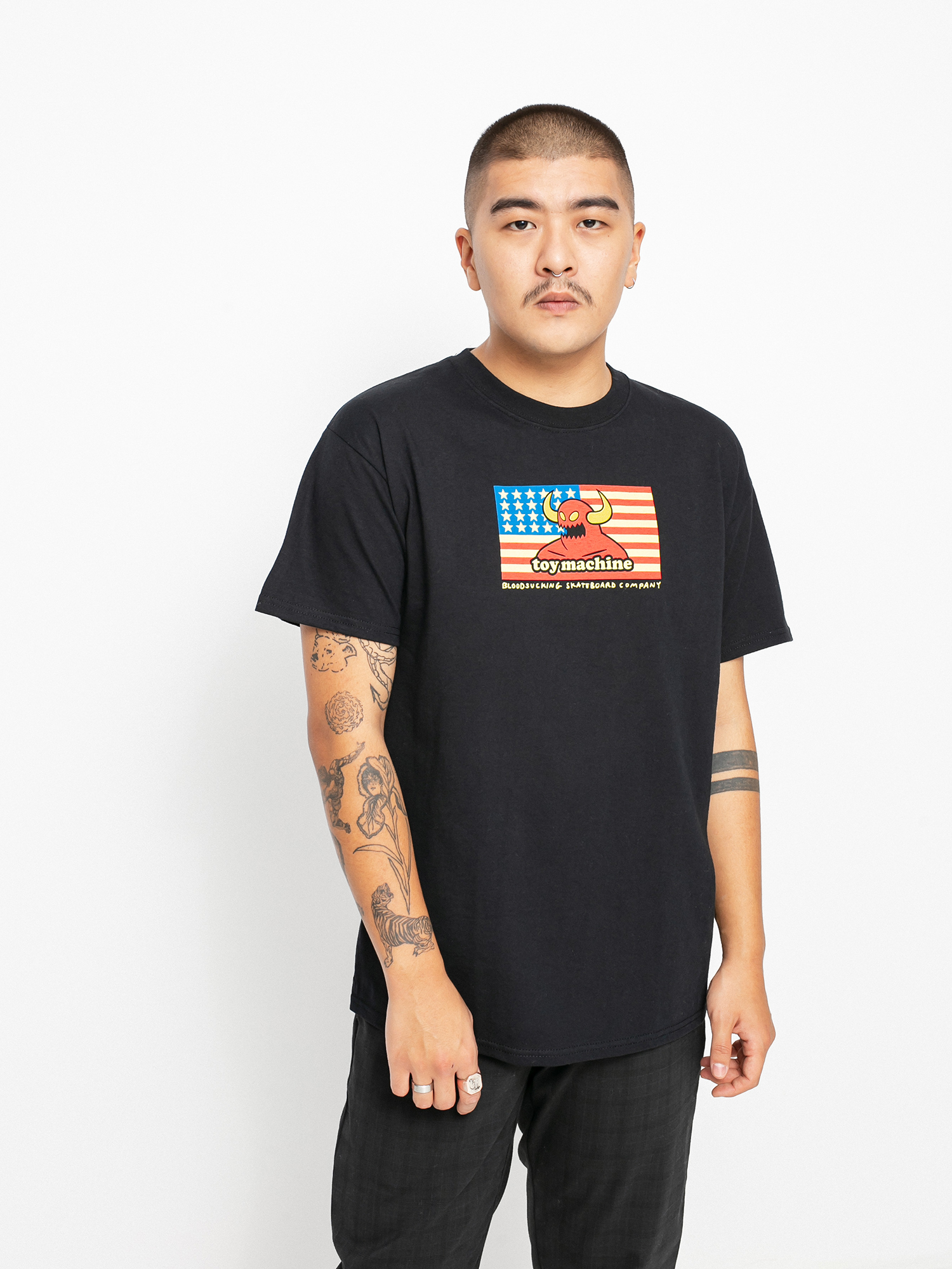 T-shirt Toy Machine American B S C (black)