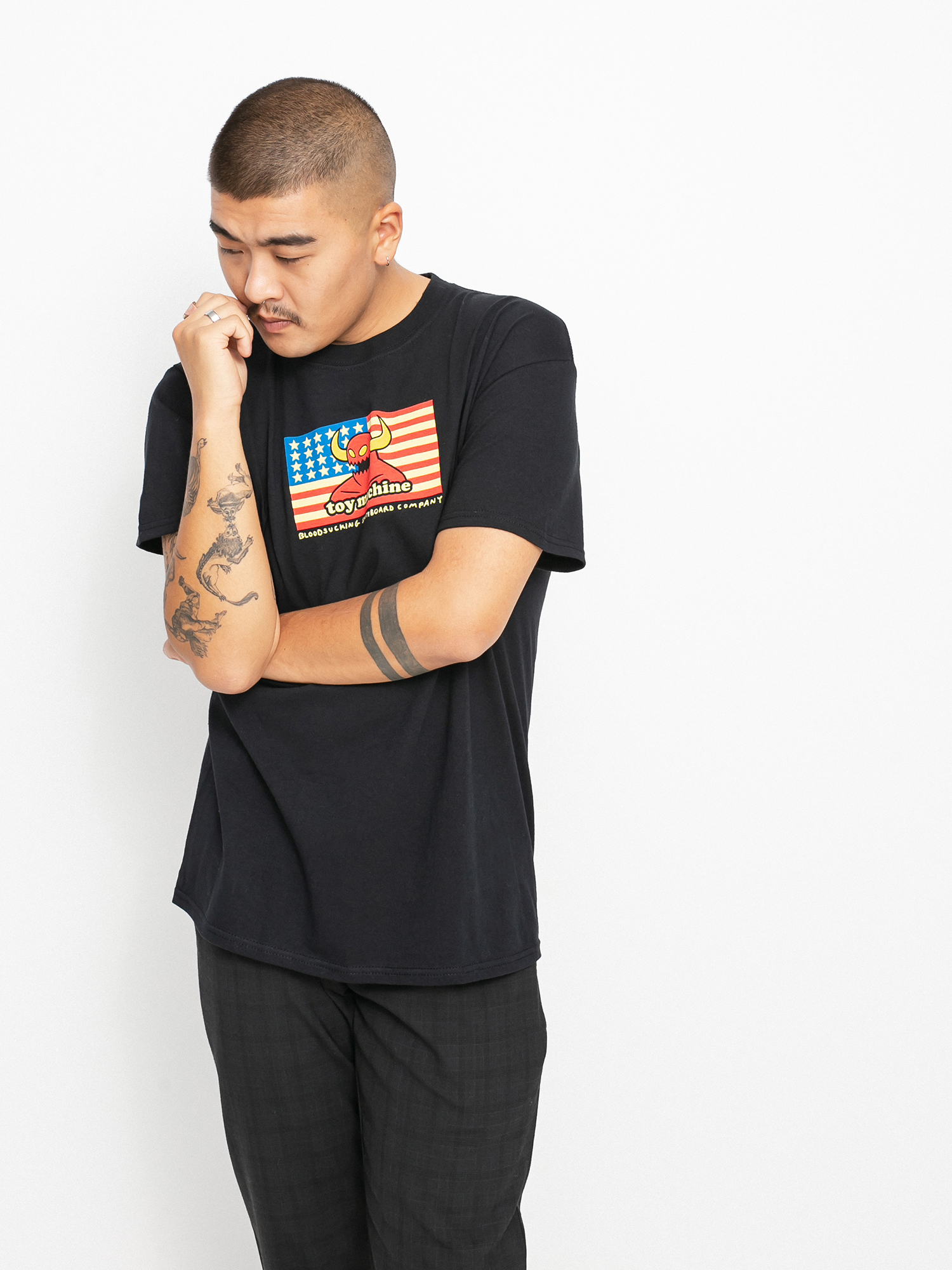 T-shirt Toy Machine American B S C (black)