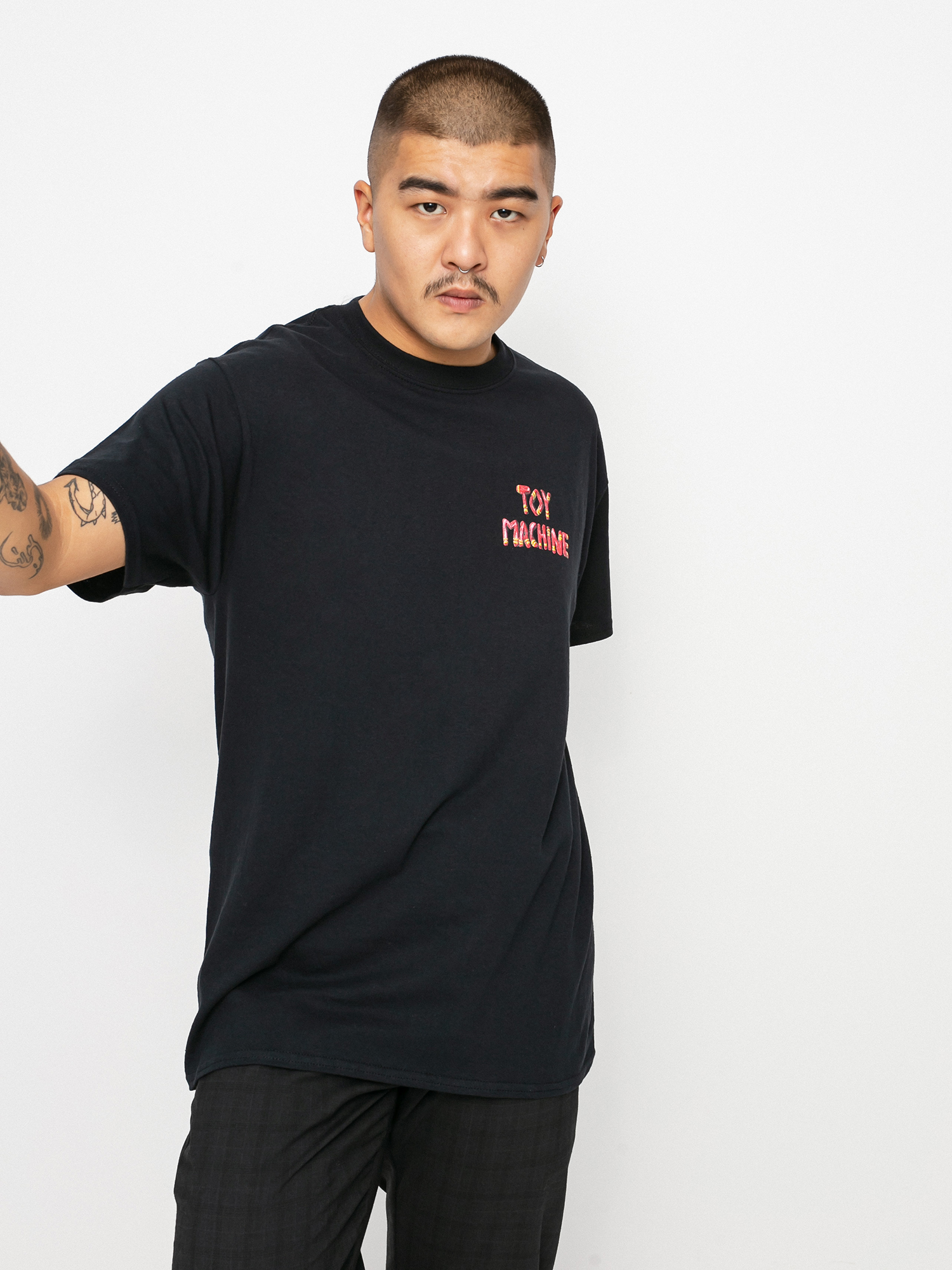 T-shirt Toy Machine Sock Puppet (black)