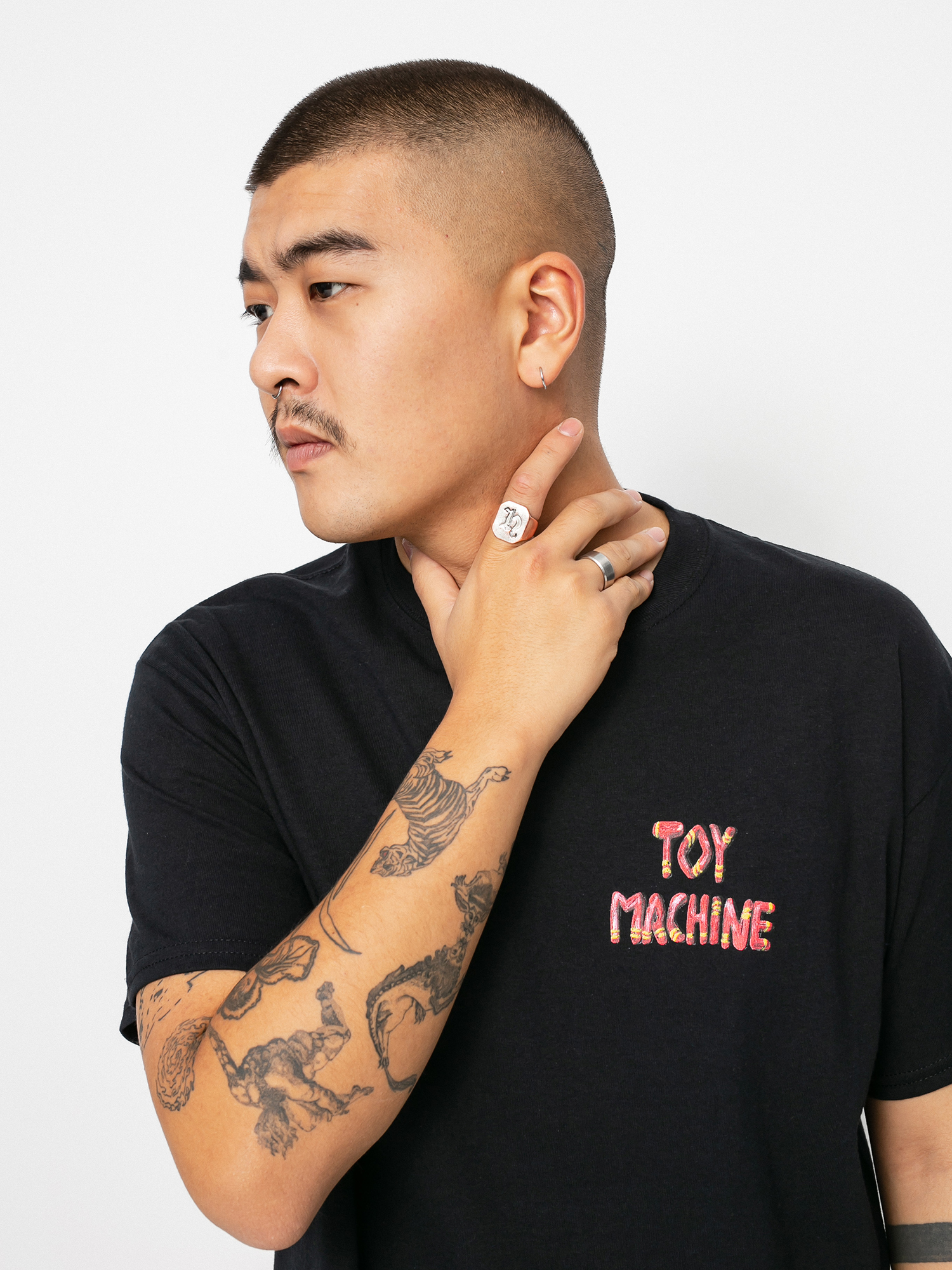 T-shirt Toy Machine Sock Puppet (black)