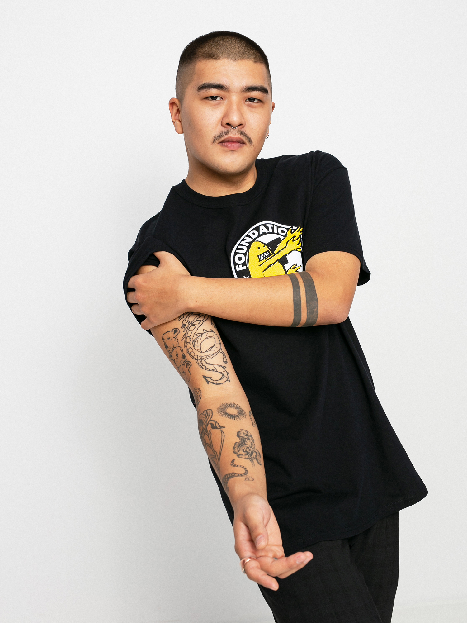 T-shirt Foundation Grin (black)