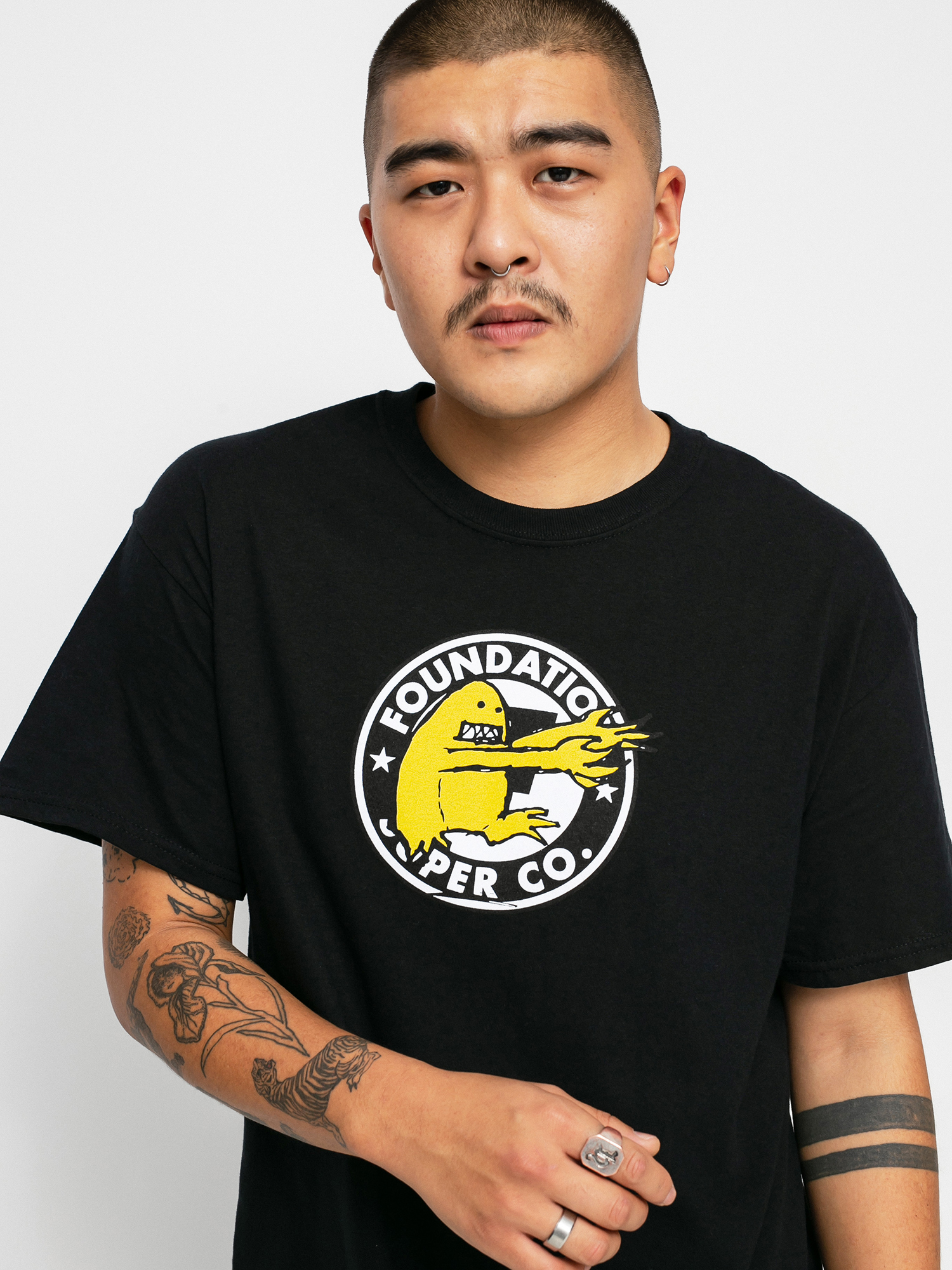 T-shirt Foundation Grin (black)