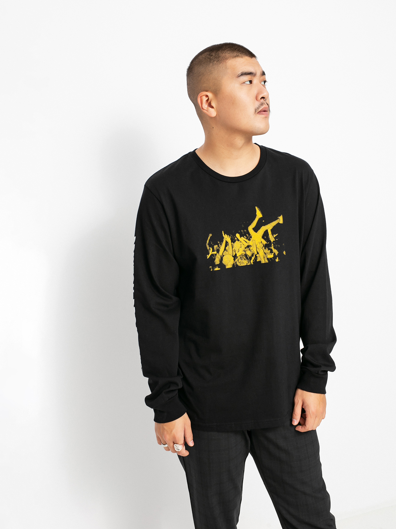Longsleeve Brixton Clutter (black)