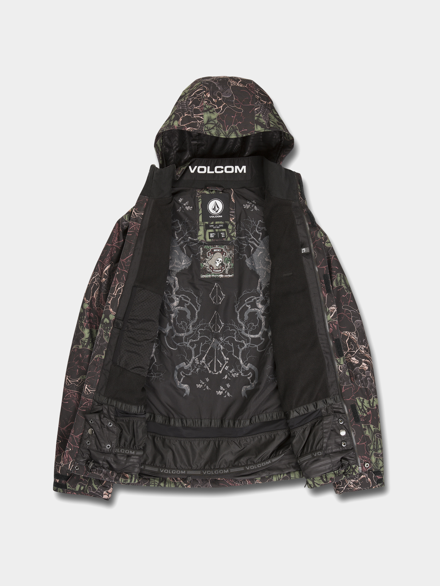 Męska Kurtka snowboardowa Volcom V.Co 19 (woodland camo)