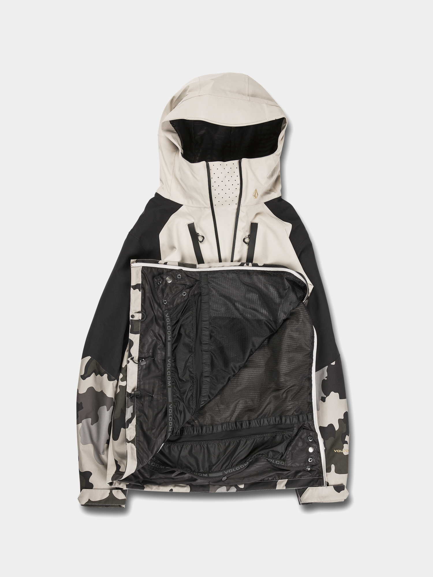Męska Kurtka snowboardowa Volcom Brighton Pullover (drill khaki)