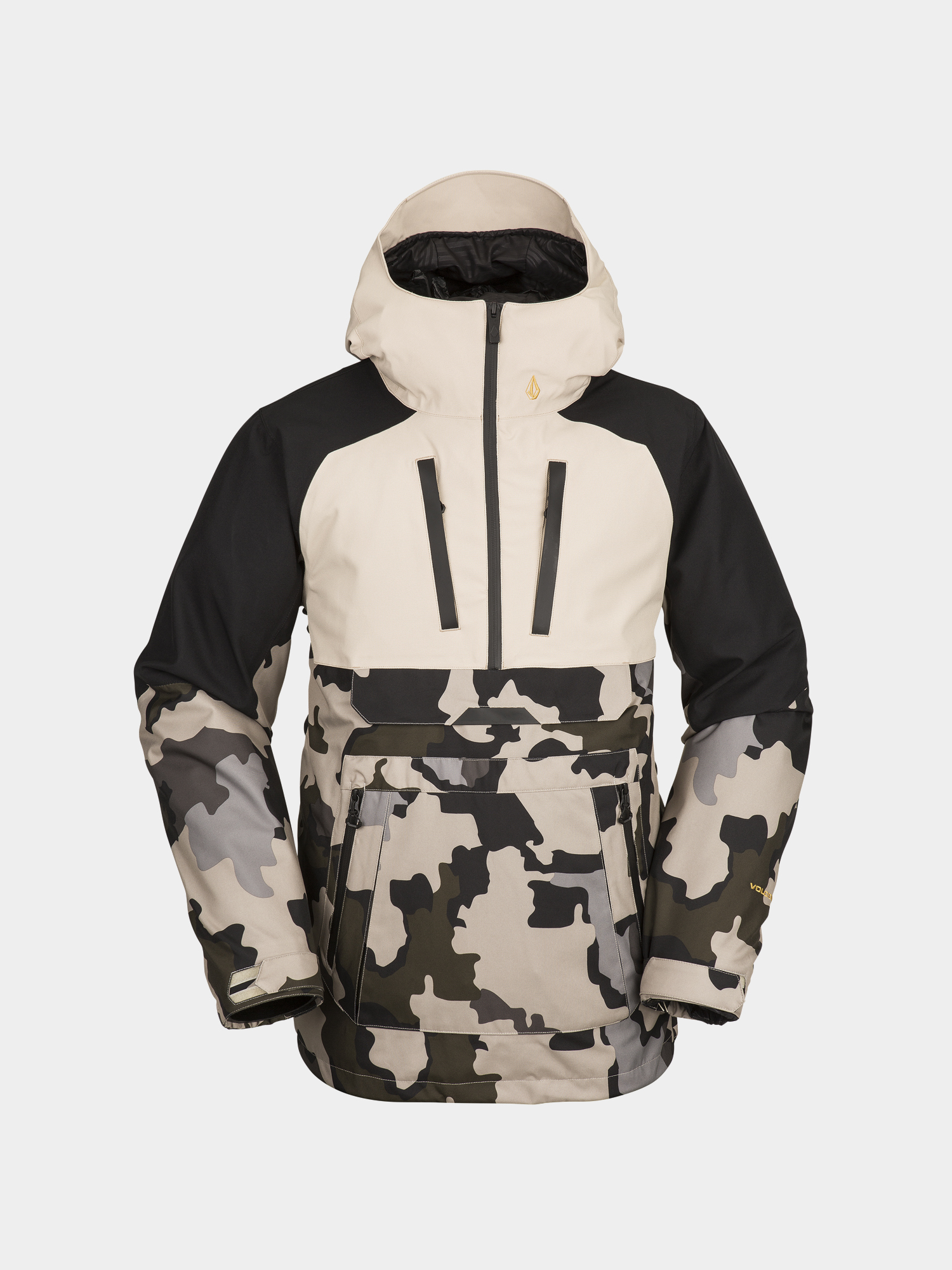 Męska Kurtka snowboardowa Volcom Brighton Pullover (drill khaki)