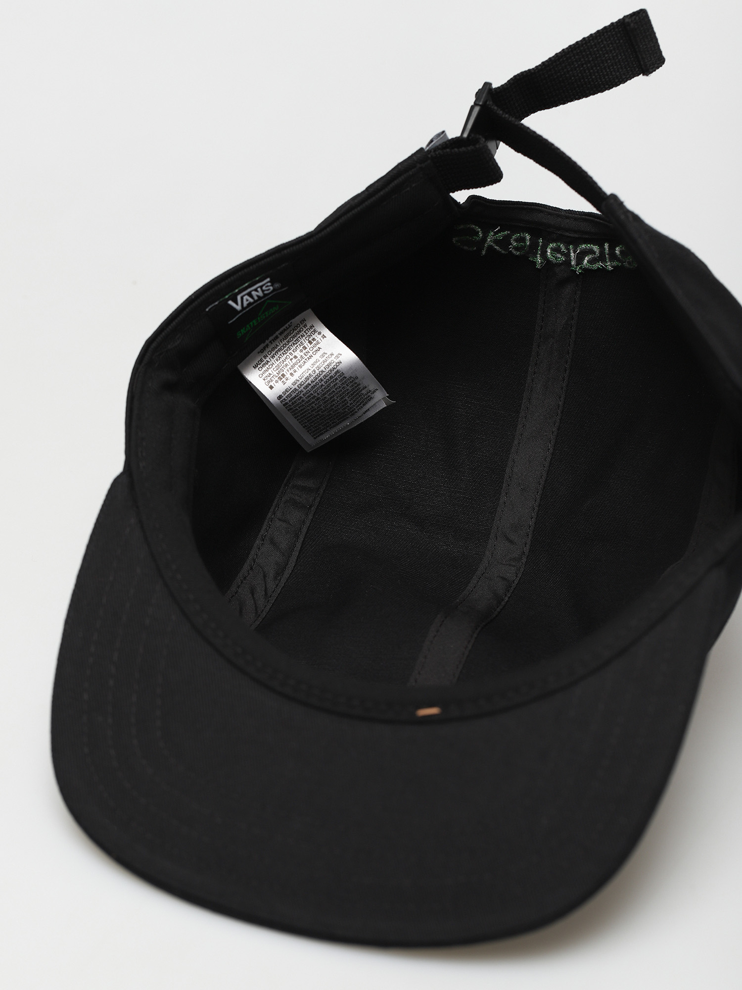 Czapka z daszkiem Vans X Skatetistan Camper (black)