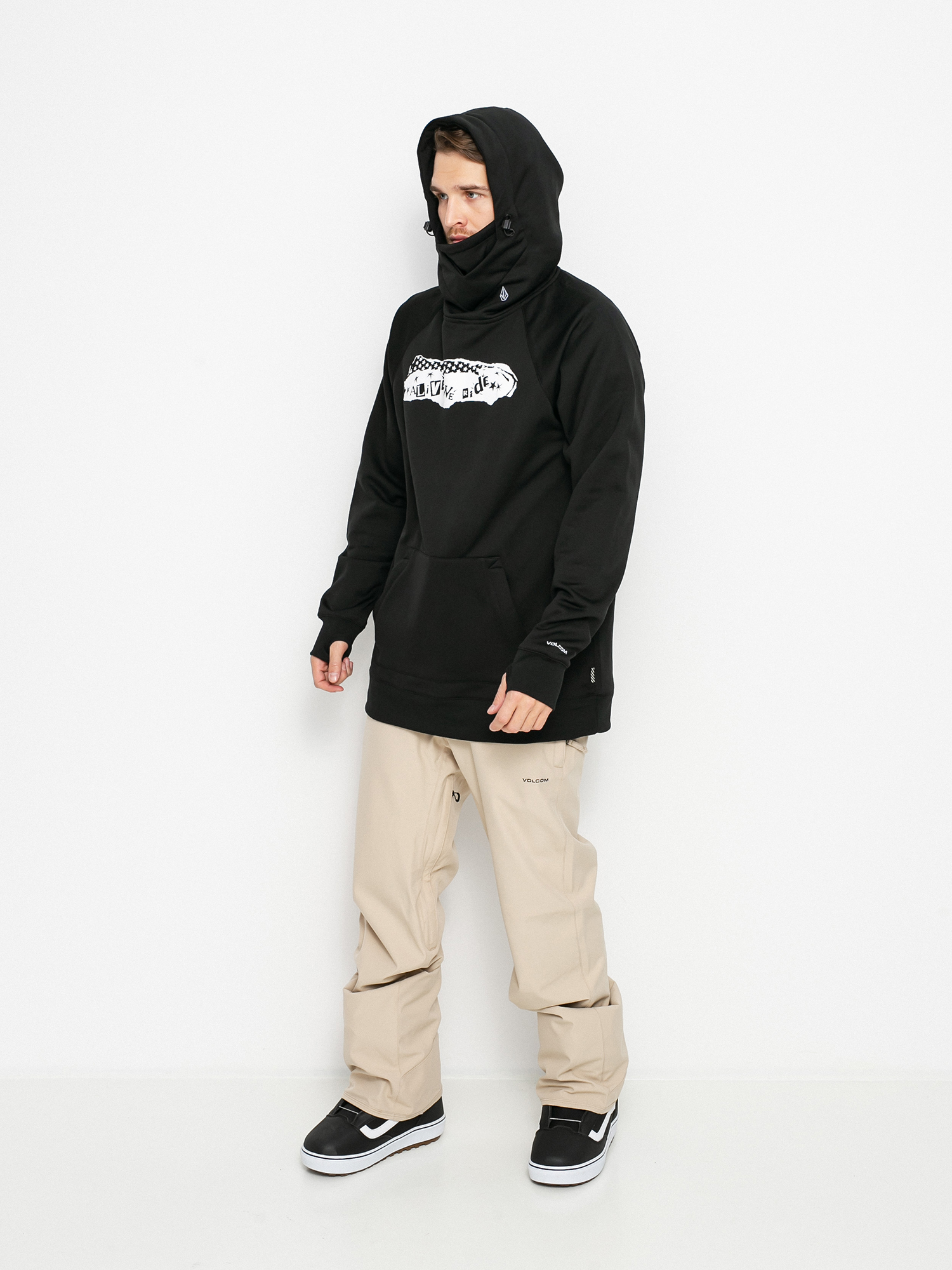 Bluza z kapturem Volcom Hydro Riding HD (black)