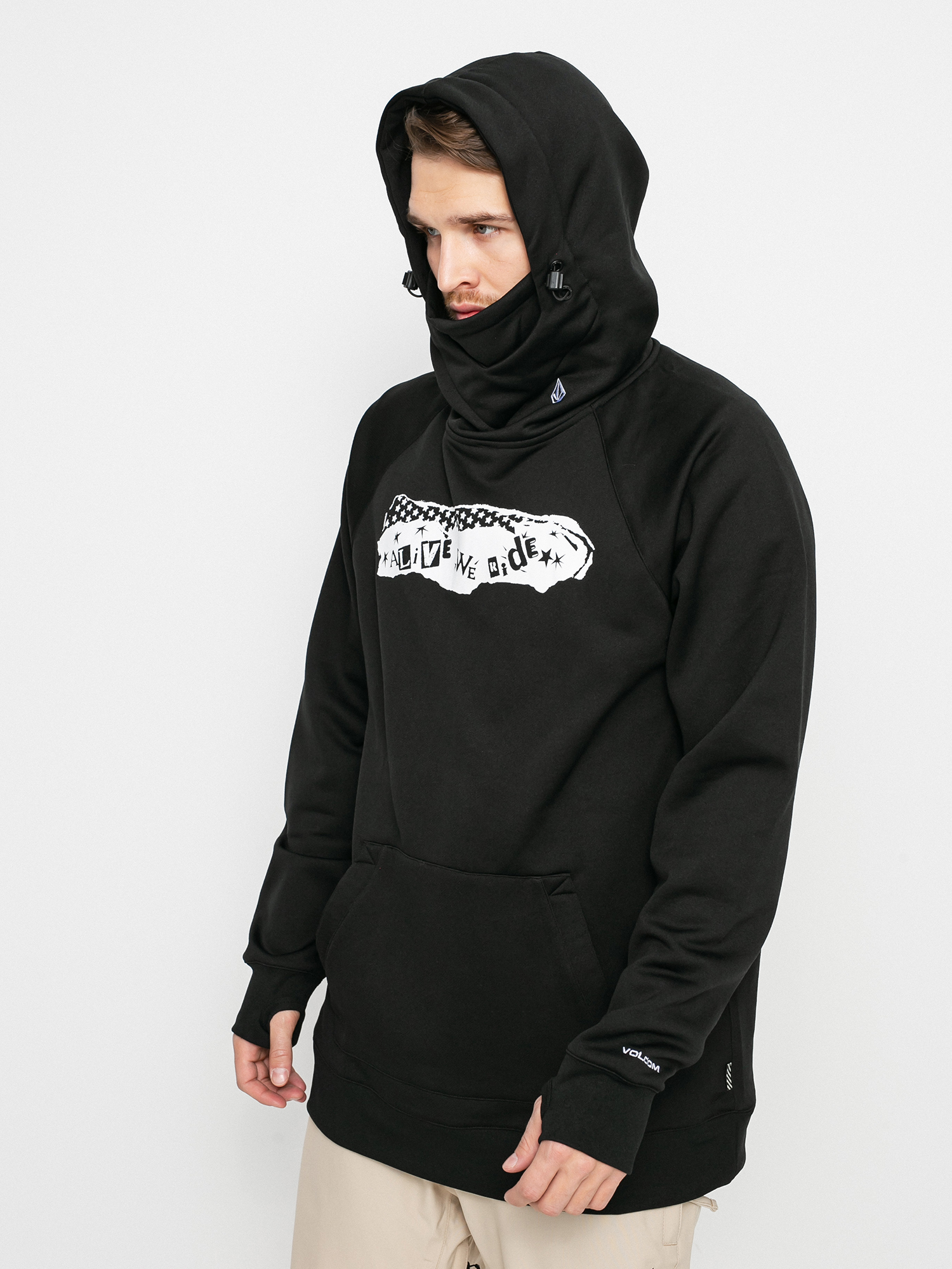 Bluza z kapturem Volcom Hydro Riding HD (black)