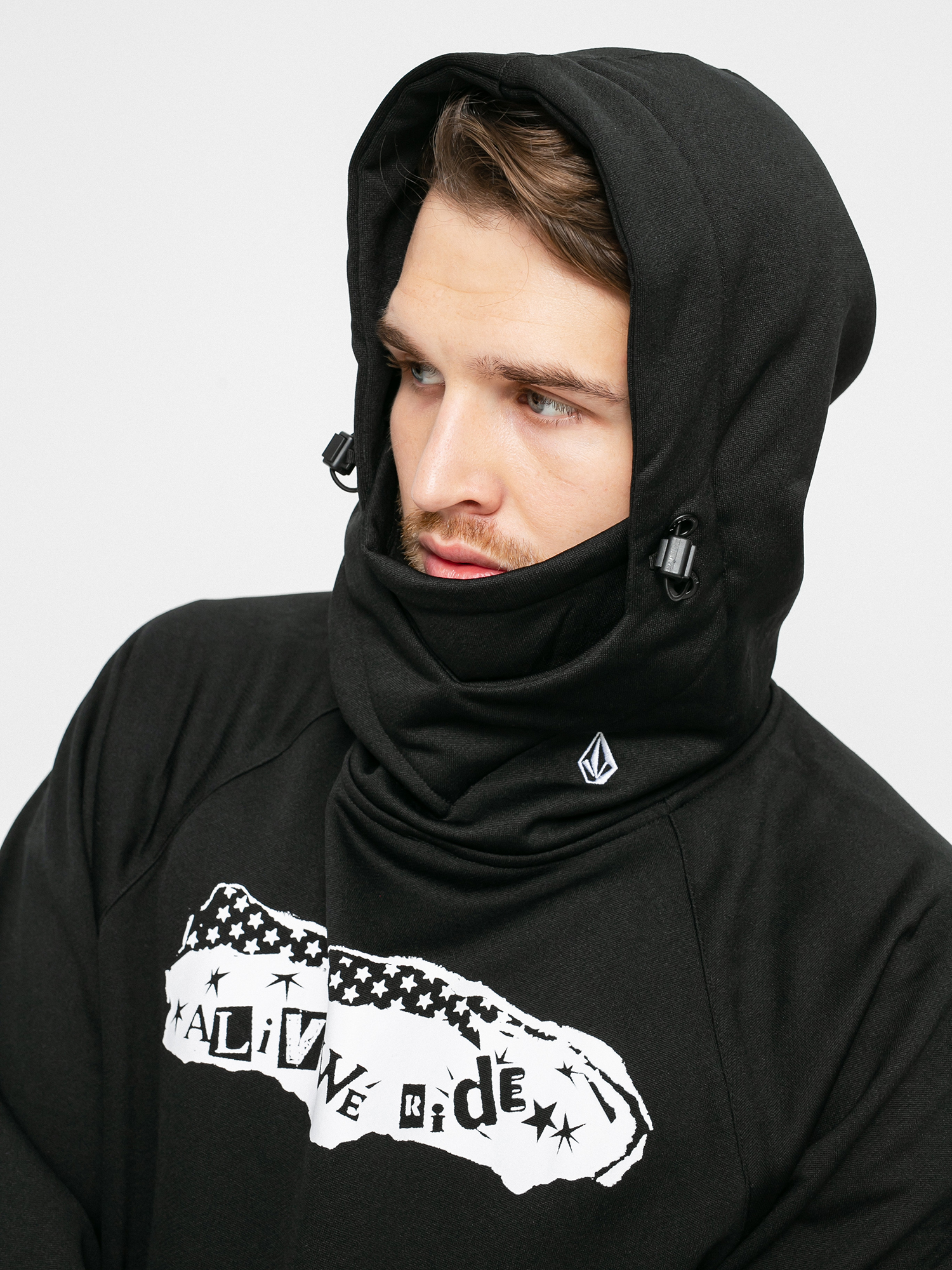 Bluza z kapturem Volcom Hydro Riding HD (black)