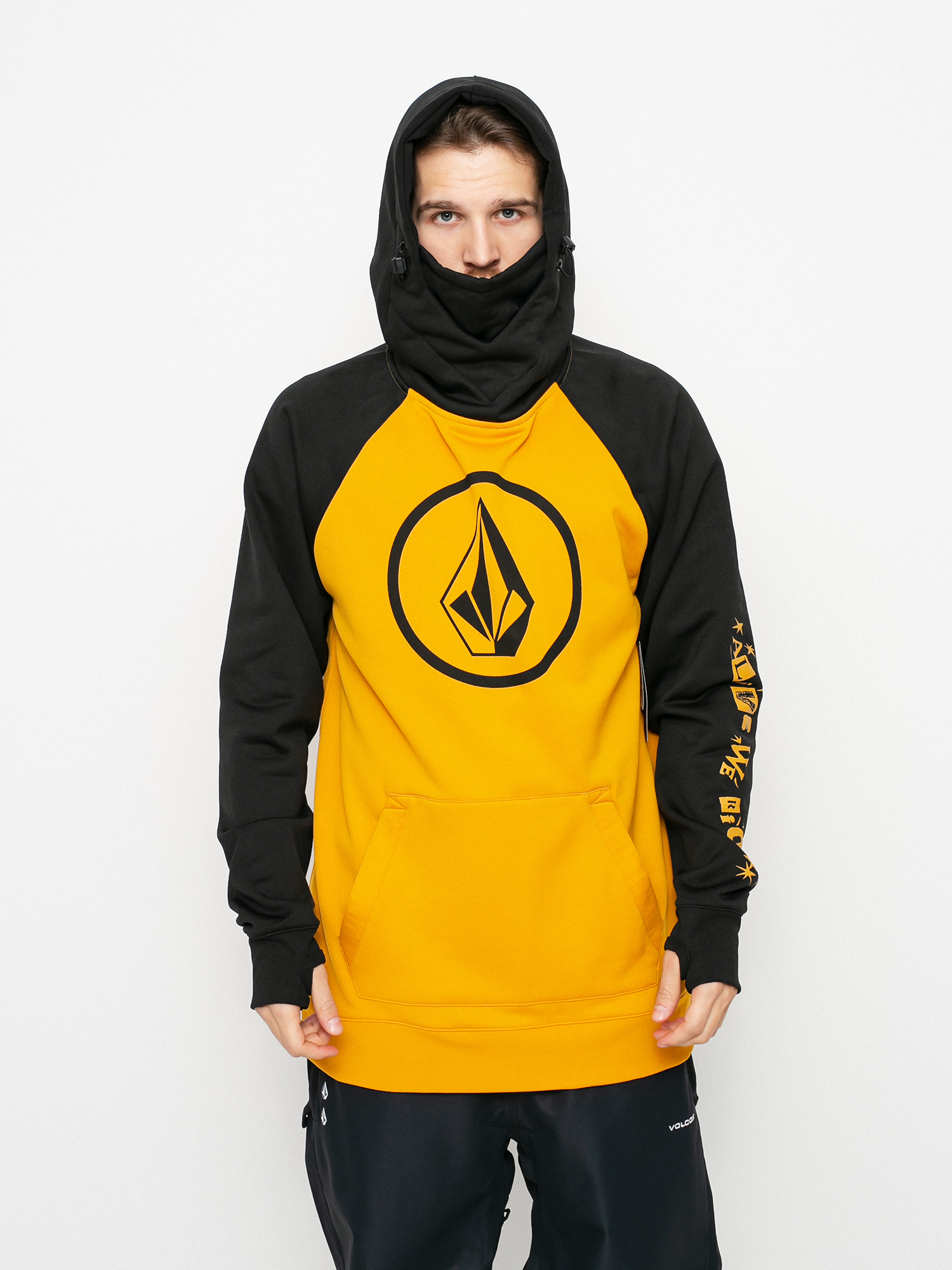 Bluza z kapturem Volcom Hydro Riding HD (resin gold)