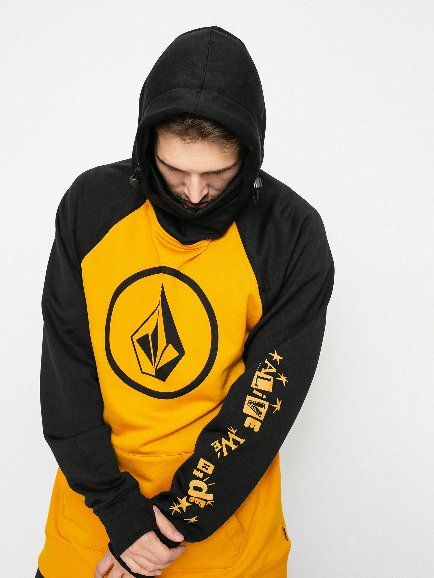 Bluza z kapturem Volcom Hydro Riding HD (resin gold)