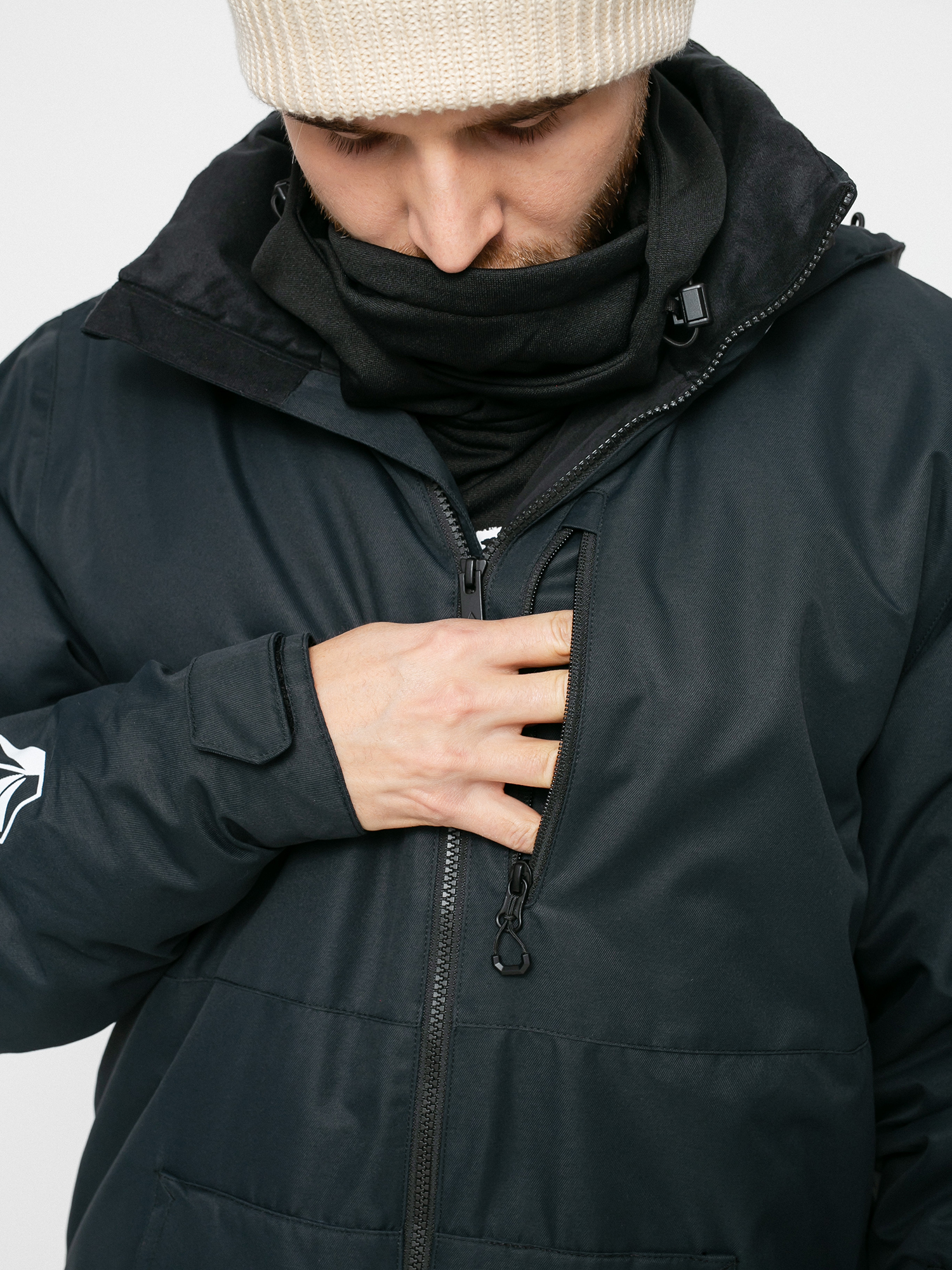 Męska Kurtka snowboardowa Volcom Deadly Stones Ins (black)
