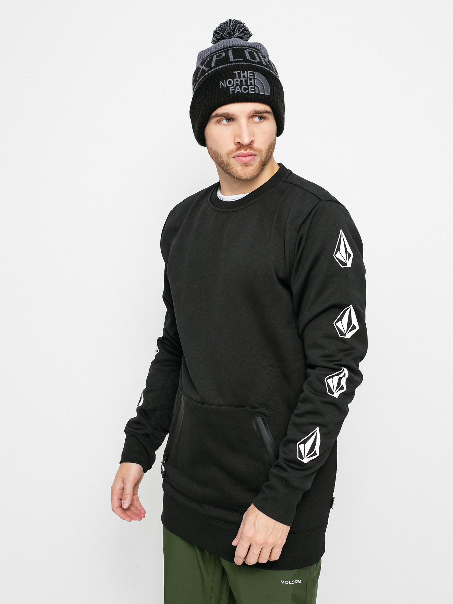 Bluza Volcom Let It Storm Crew (black)