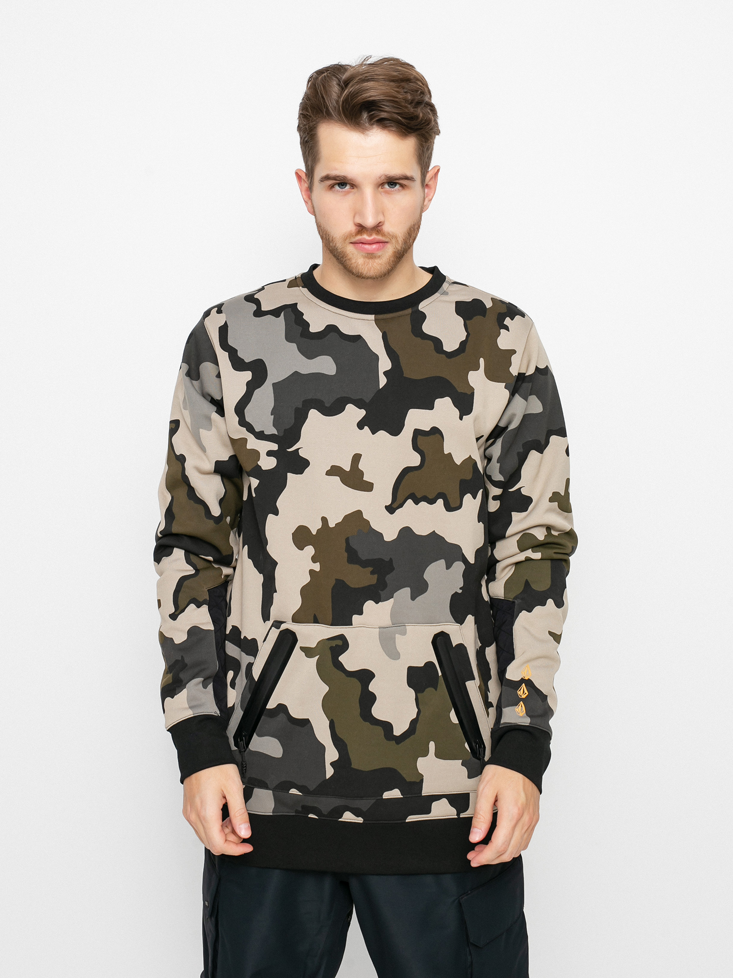 Bluza Volcom Let It Storm Crew (drill khaki)