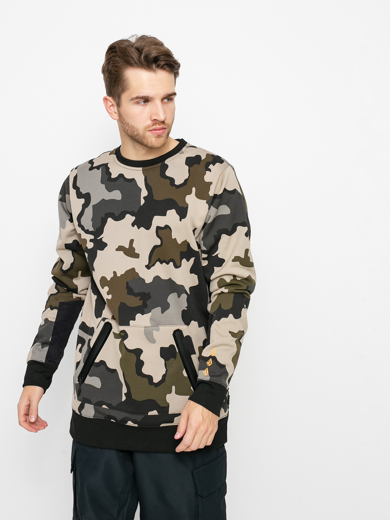 Bluza Volcom Let It Storm Crew (drill khaki)