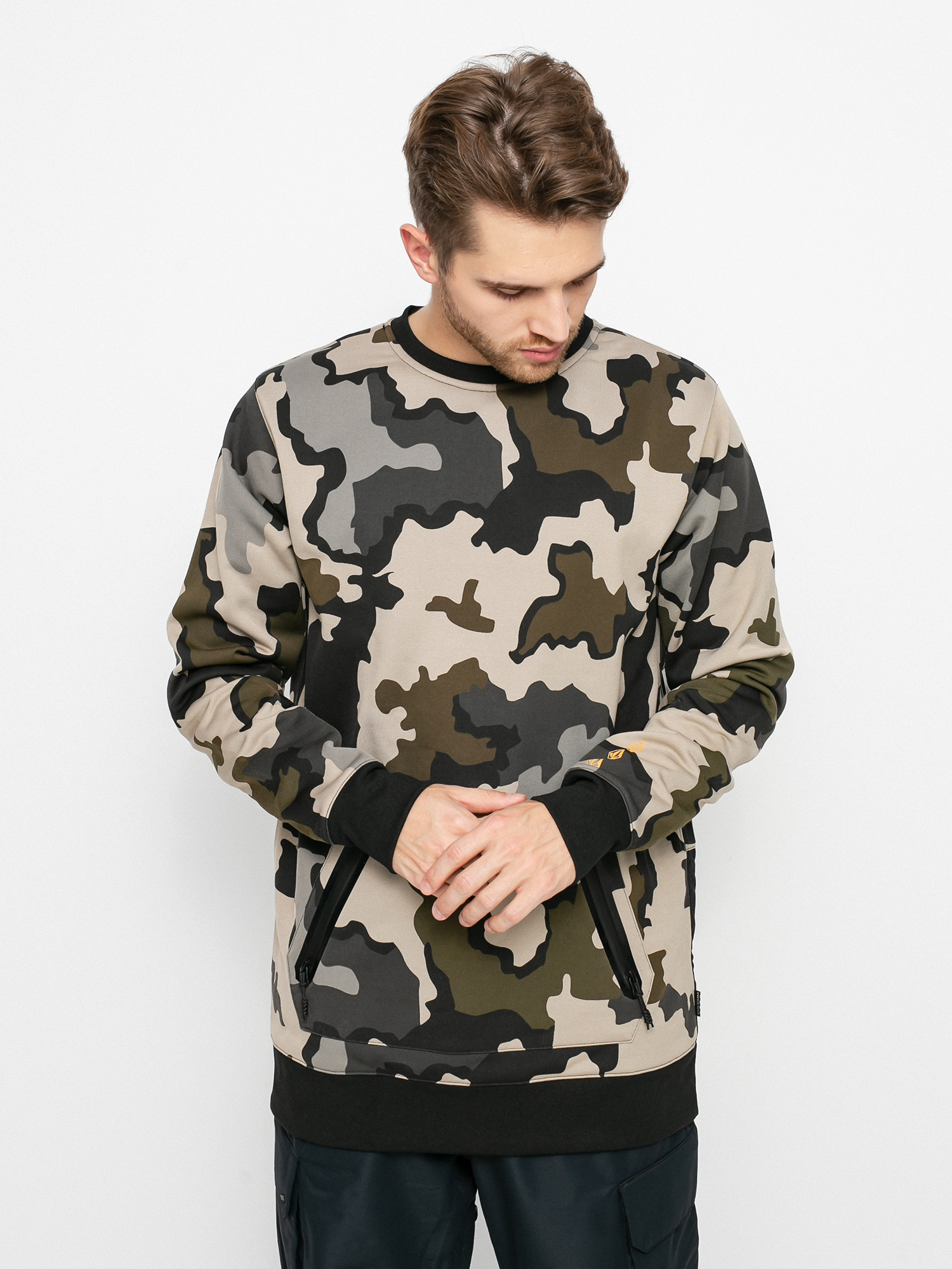 Bluza Volcom Let It Storm Crew (drill khaki)