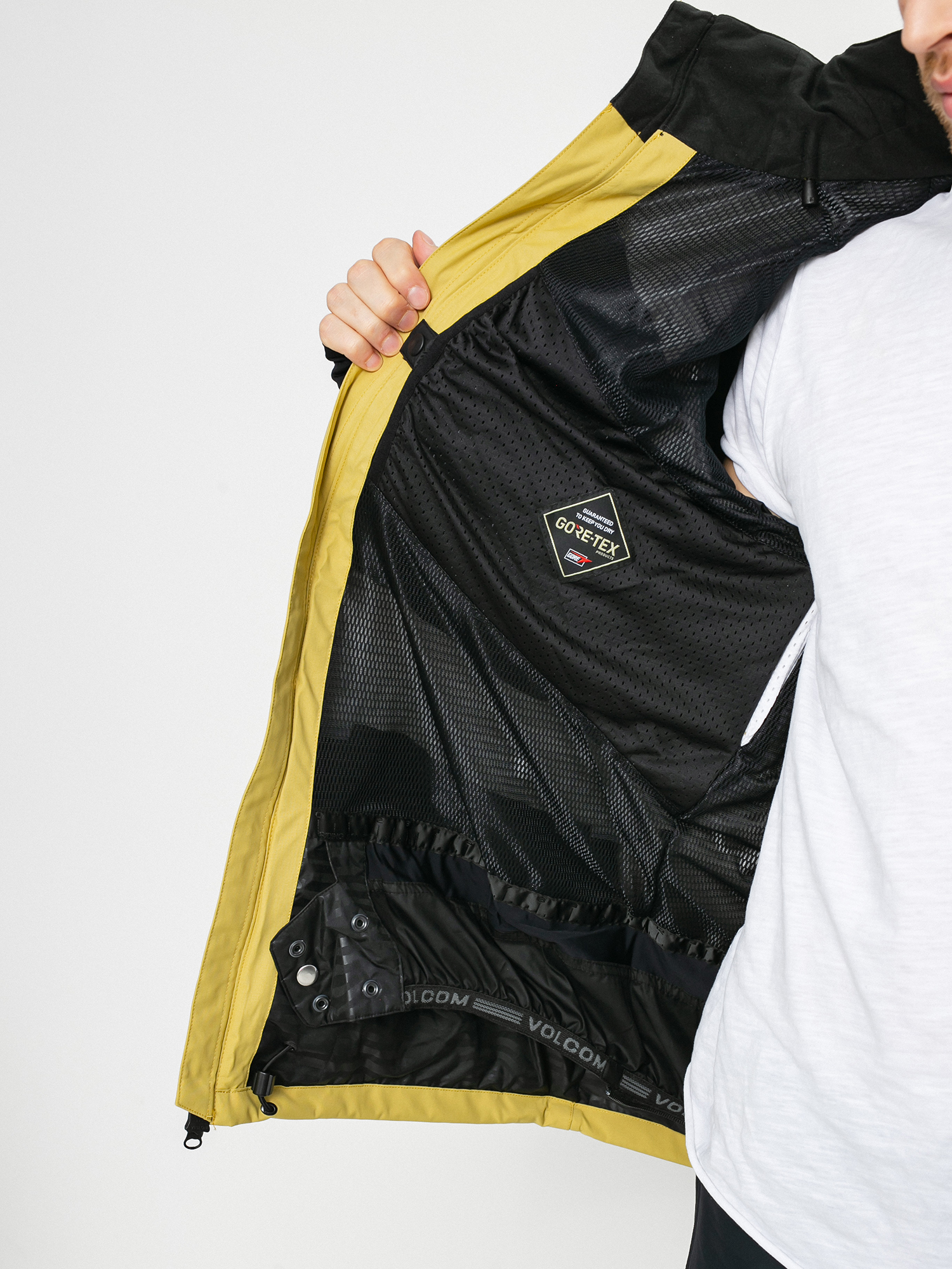 Męska Kurtka snowboardowa Volcom Stone Gore Tex (gold)