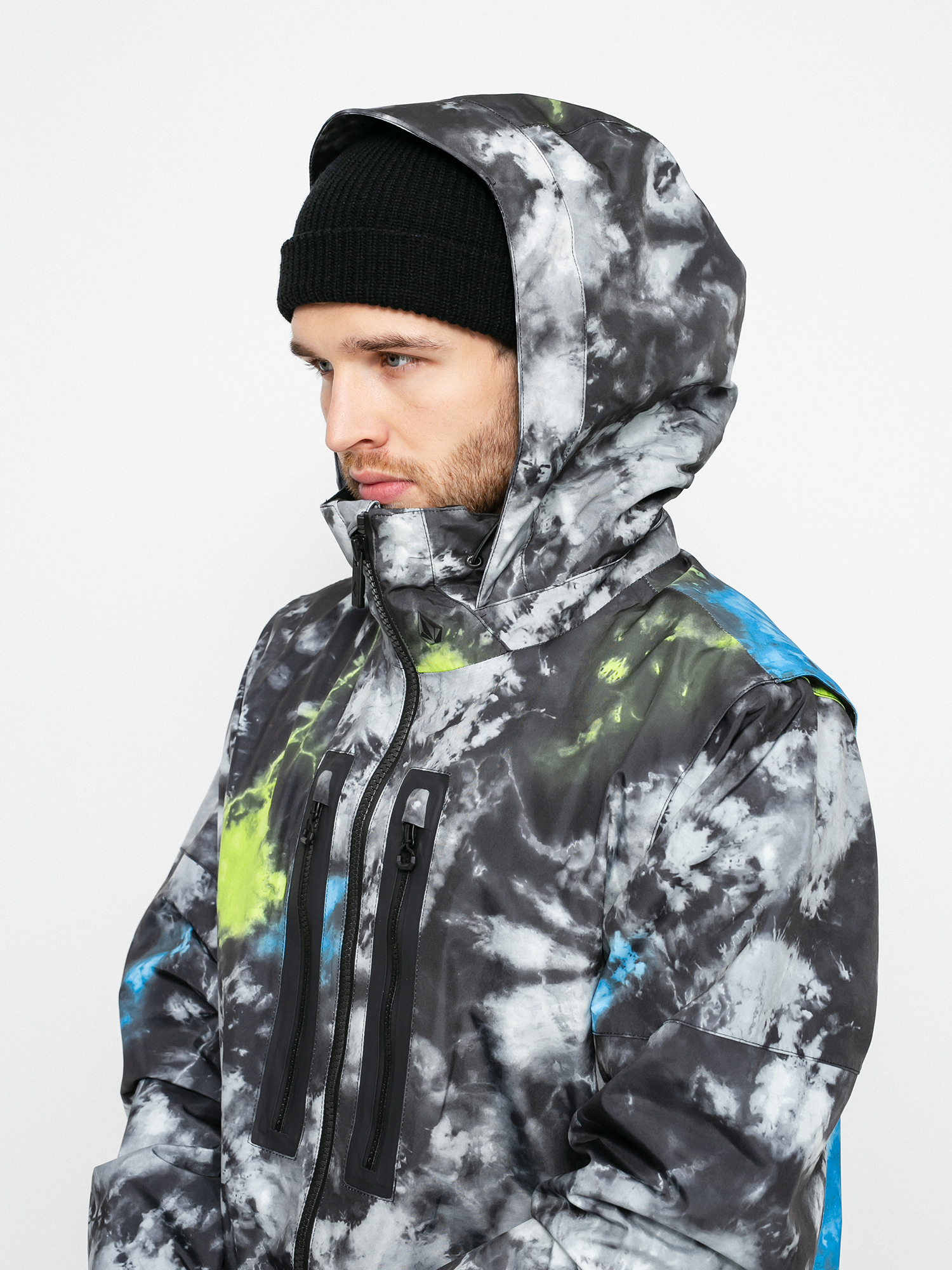 Męska Kurtka snowboardowa Volcom Stone Gore Tex (tie dye)