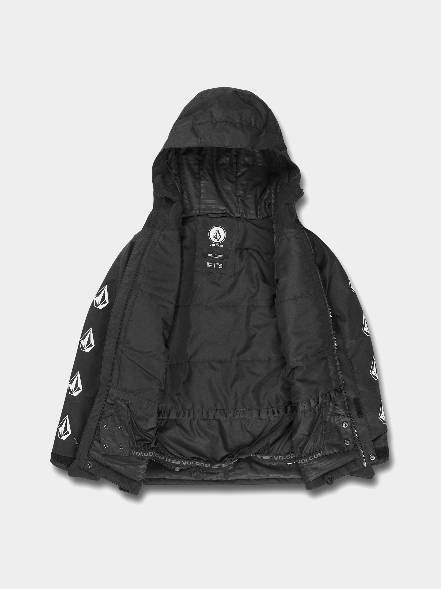 Kurtka snowboardowa Volcom Stone.91 Ins JR (black)