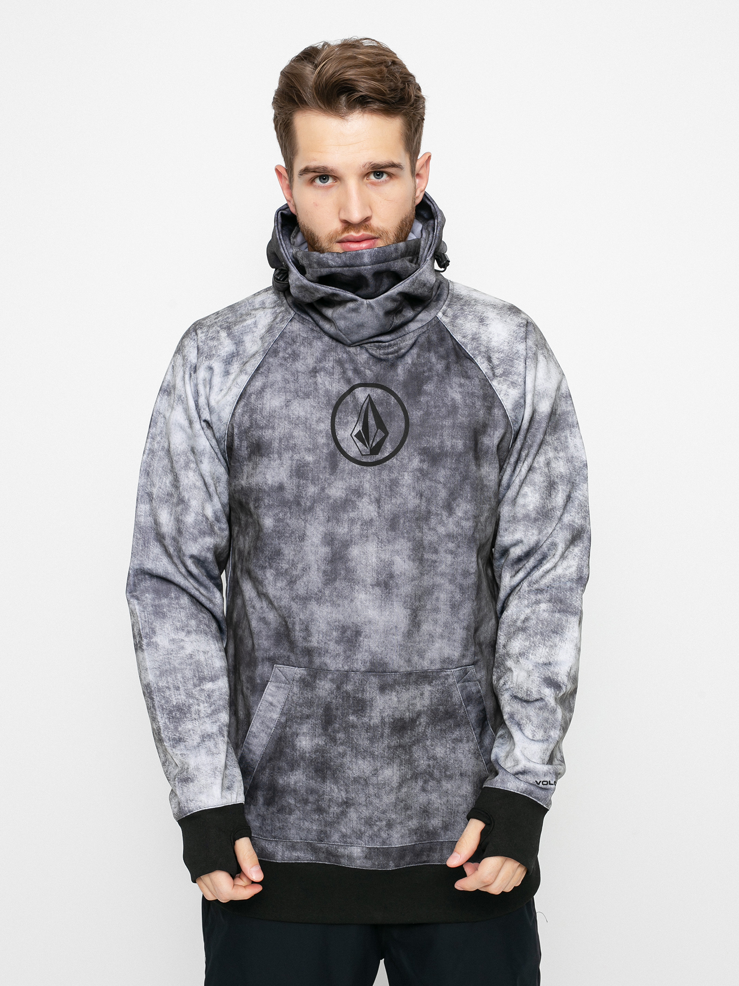 Bluza z kapturem Volcom Hydro Riding HD (acid black)
