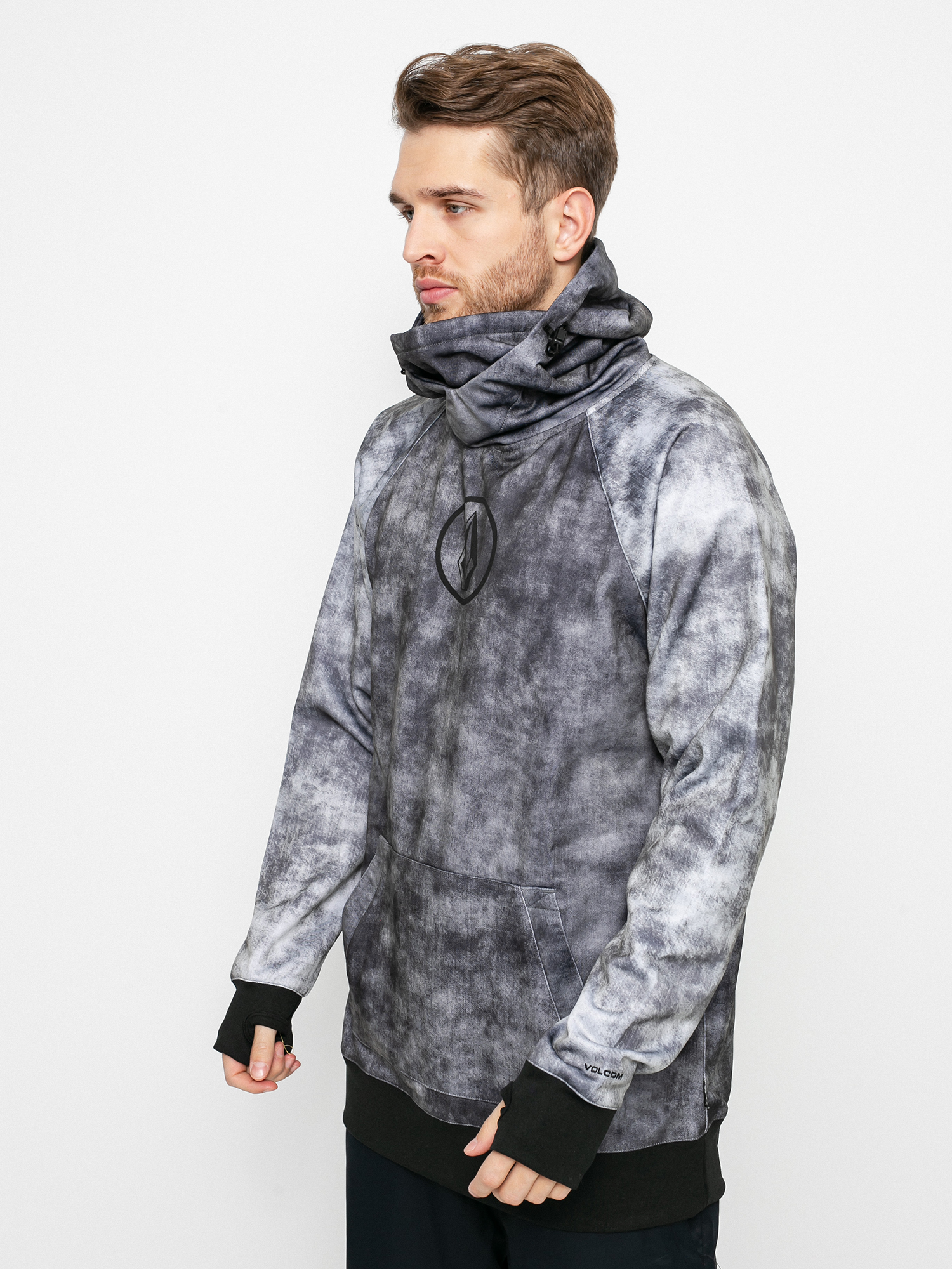 Bluza z kapturem Volcom Hydro Riding HD (acid black)