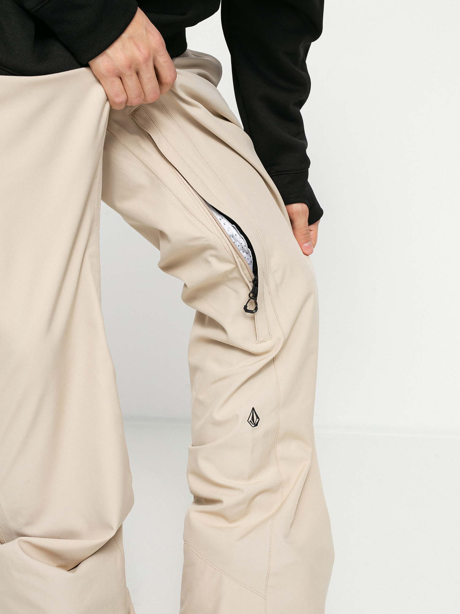 Męskie Spodnie snowboardowe Volcom Freakin Snow Chino (khaki)