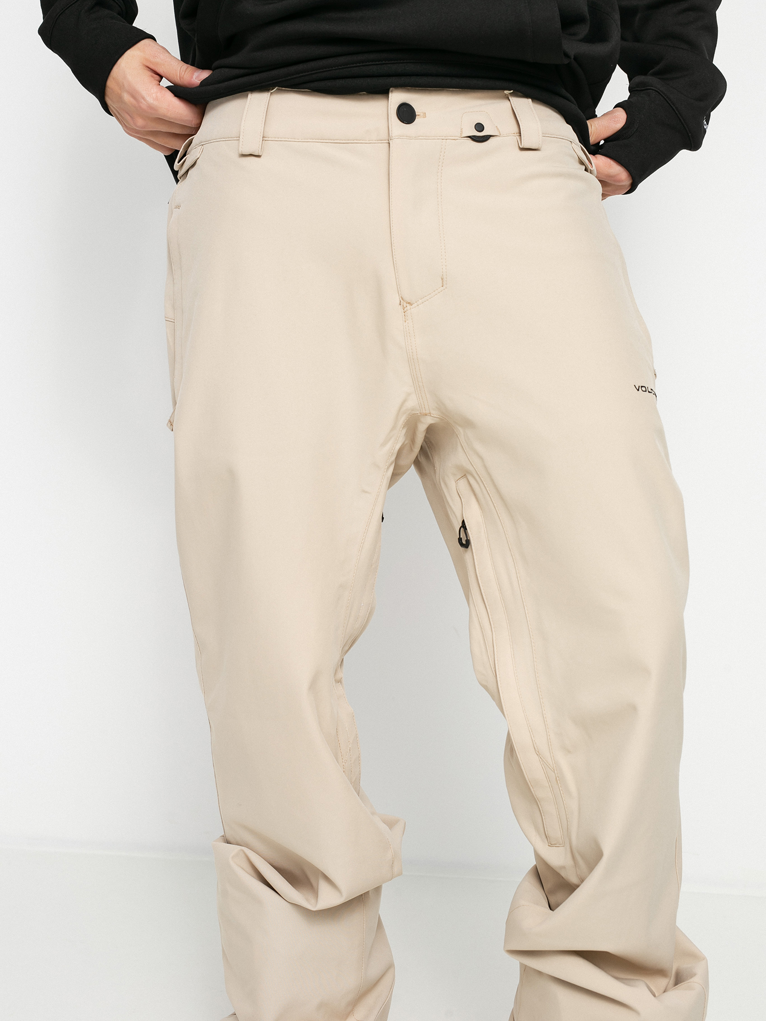 Męskie Spodnie snowboardowe Volcom Freakin Snow Chino (khaki)