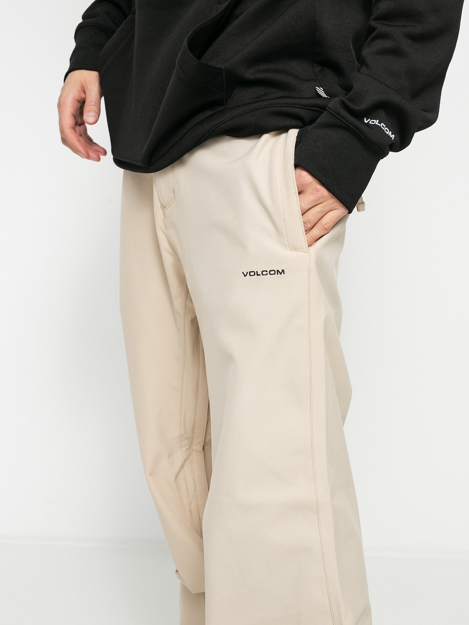 Męskie Spodnie snowboardowe Volcom Freakin Snow Chino (khaki)