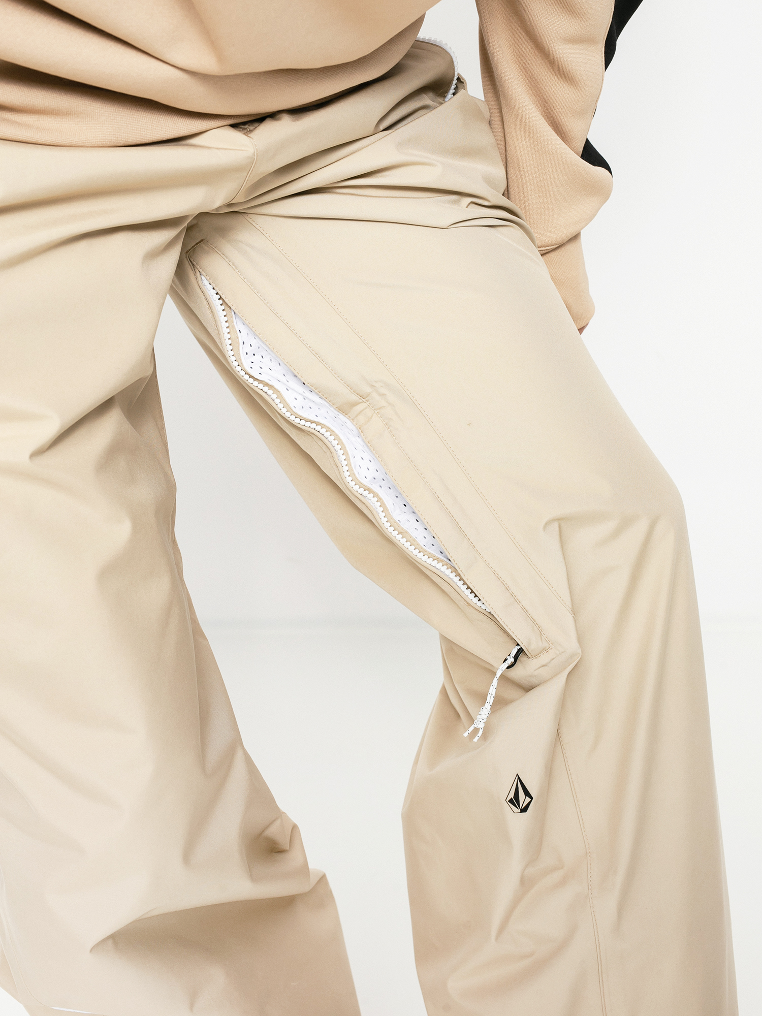 Męskie Spodnie snowboardowe Volcom Longo Gore Tex (khaki)