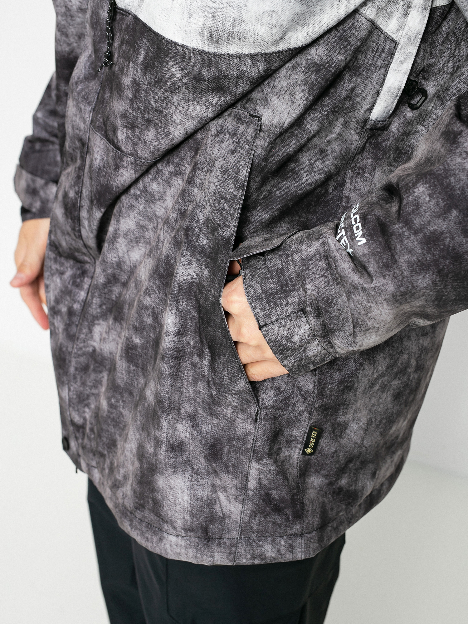 Męska Kurtka snowboardowa Volcom L Ins Gore Tex (acid black)