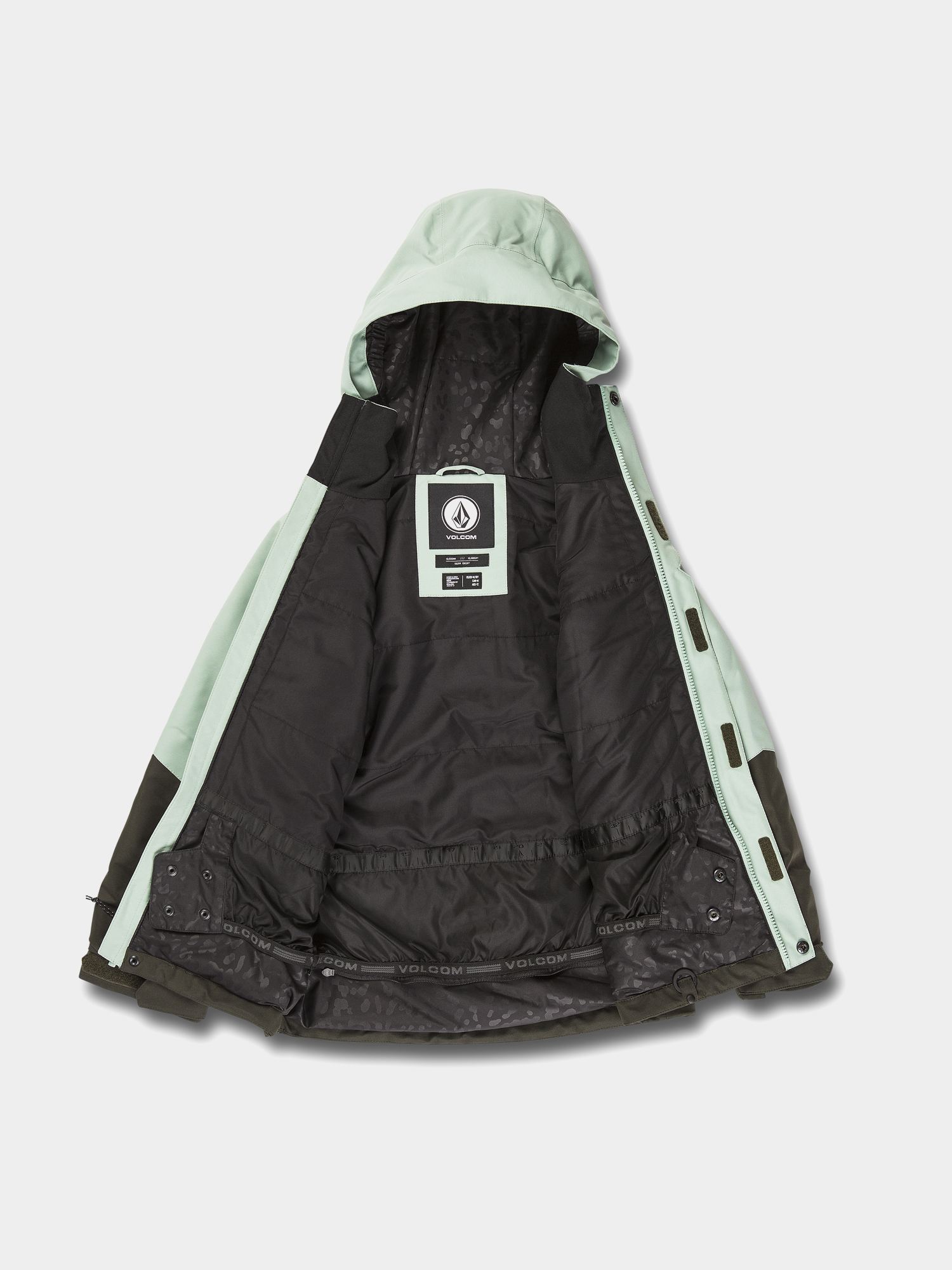 Kurtka snowboardowa Volcom Sass'N'Frass Ins JR (mint)