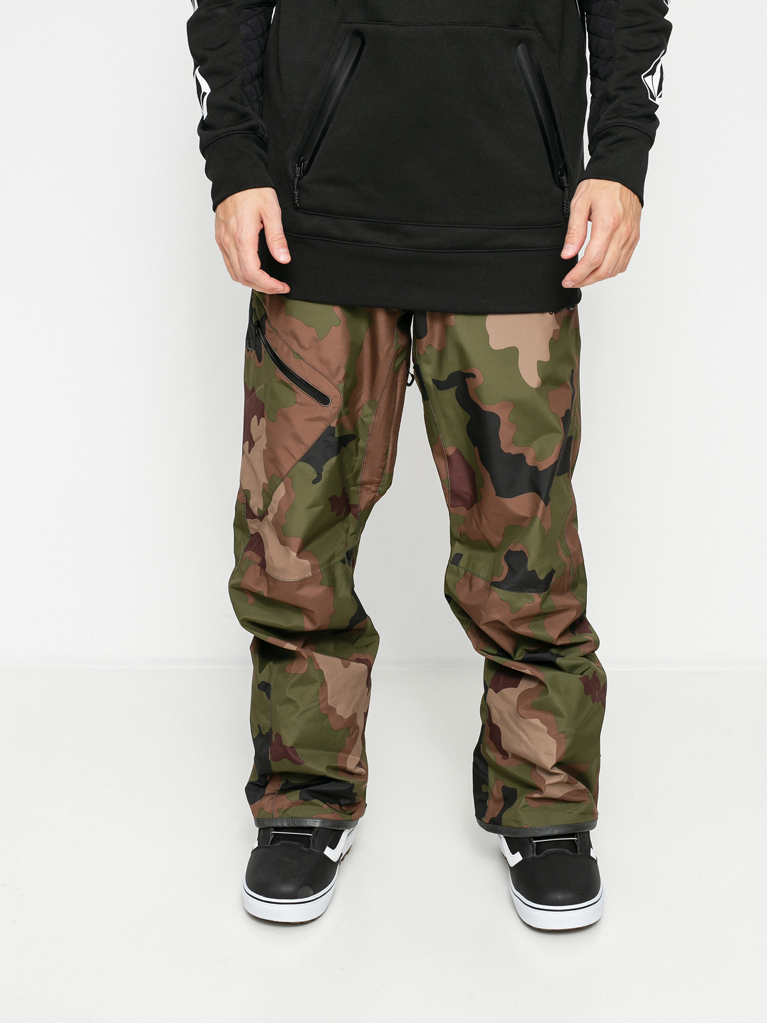 Męskie Spodnie snowboardowe Volcom L Gore Tex (dark camo)