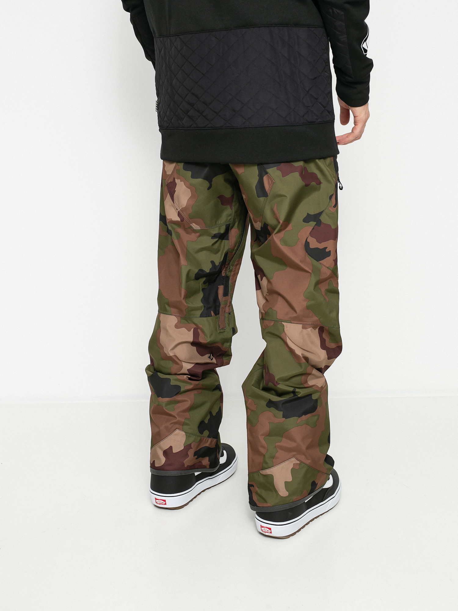 Męskie Spodnie snowboardowe Volcom L Gore Tex (dark camo)
