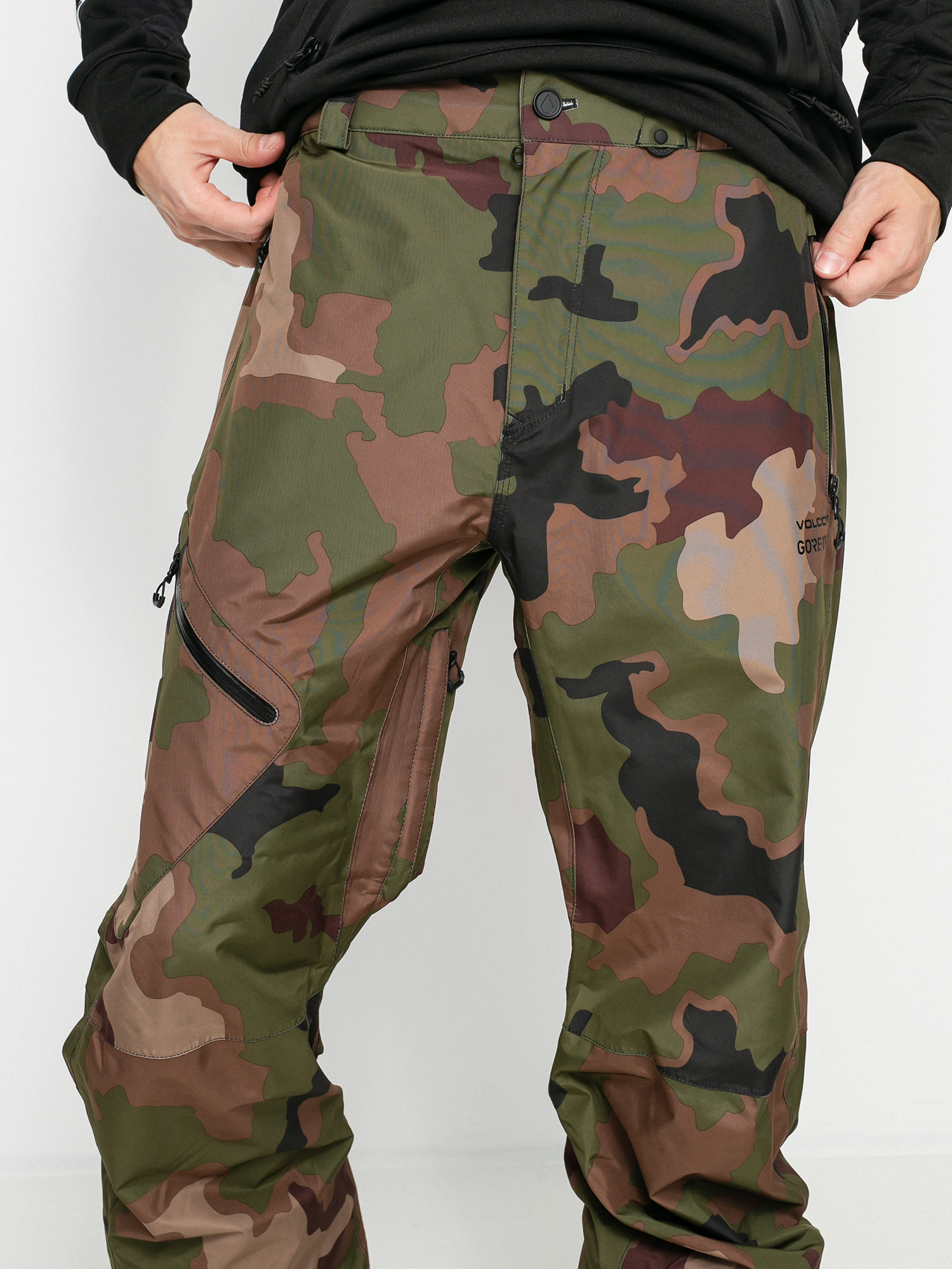 Męskie Spodnie snowboardowe Volcom L Gore Tex (dark camo)