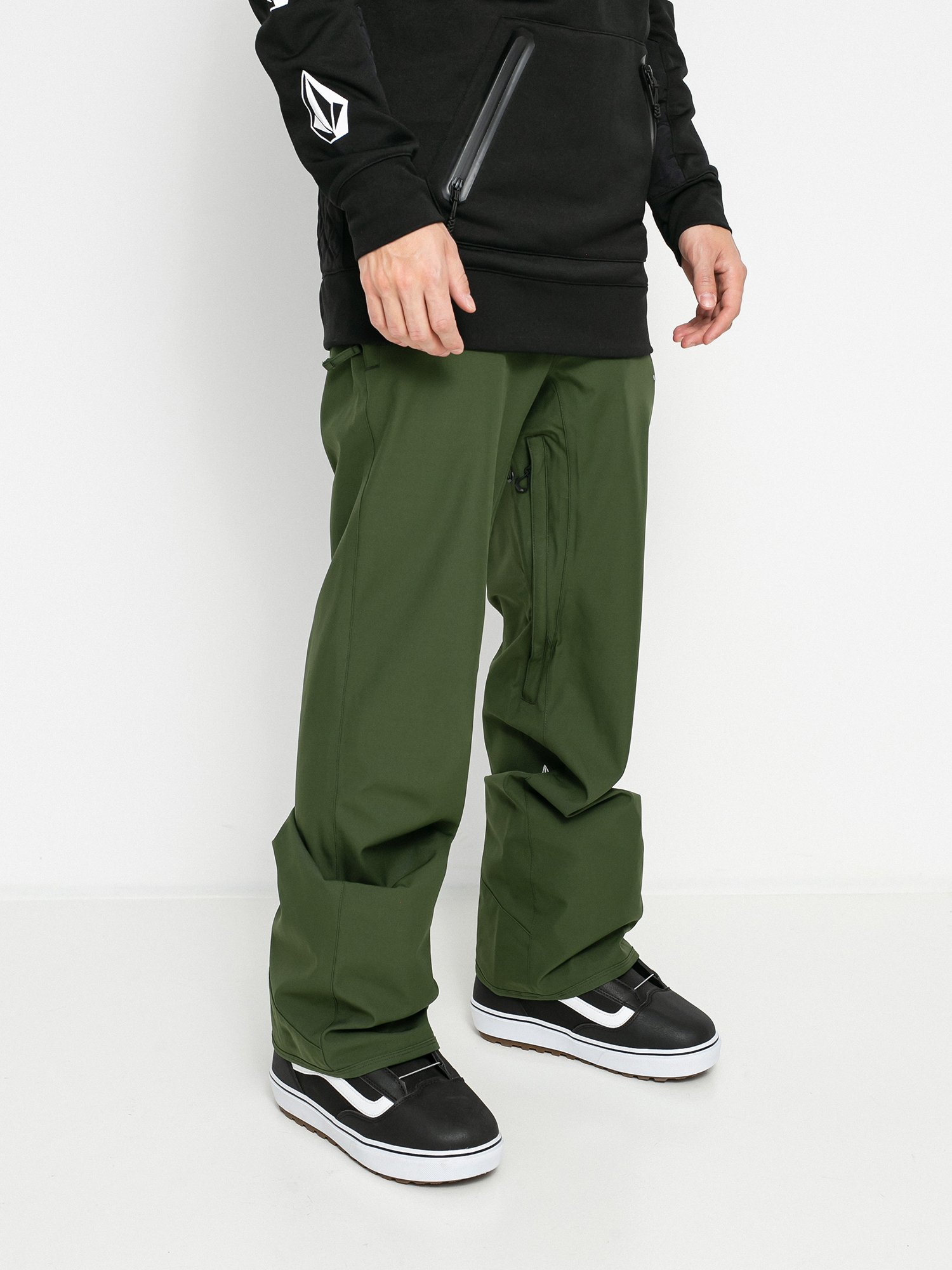 Męskie Spodnie snowboardowe Volcom Freakin Snow Chino (saturated green)
