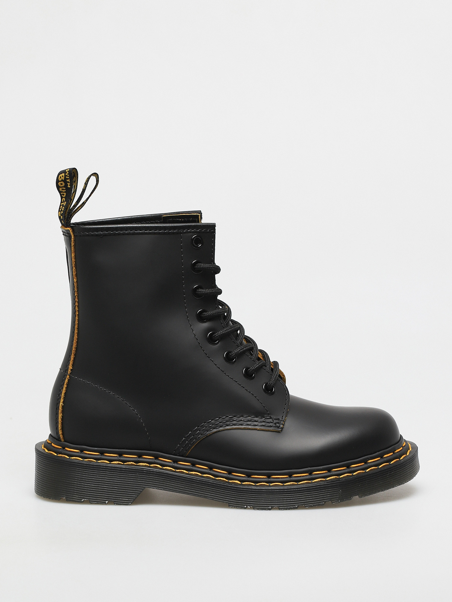 Buty Dr. Martens 1460 Double Stitch (smooth slice black/yellow)