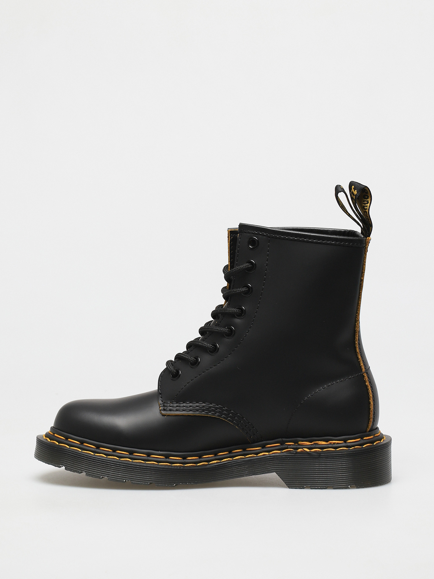 Buty Dr. Martens 1460 Double Stitch (smooth slice black/yellow)