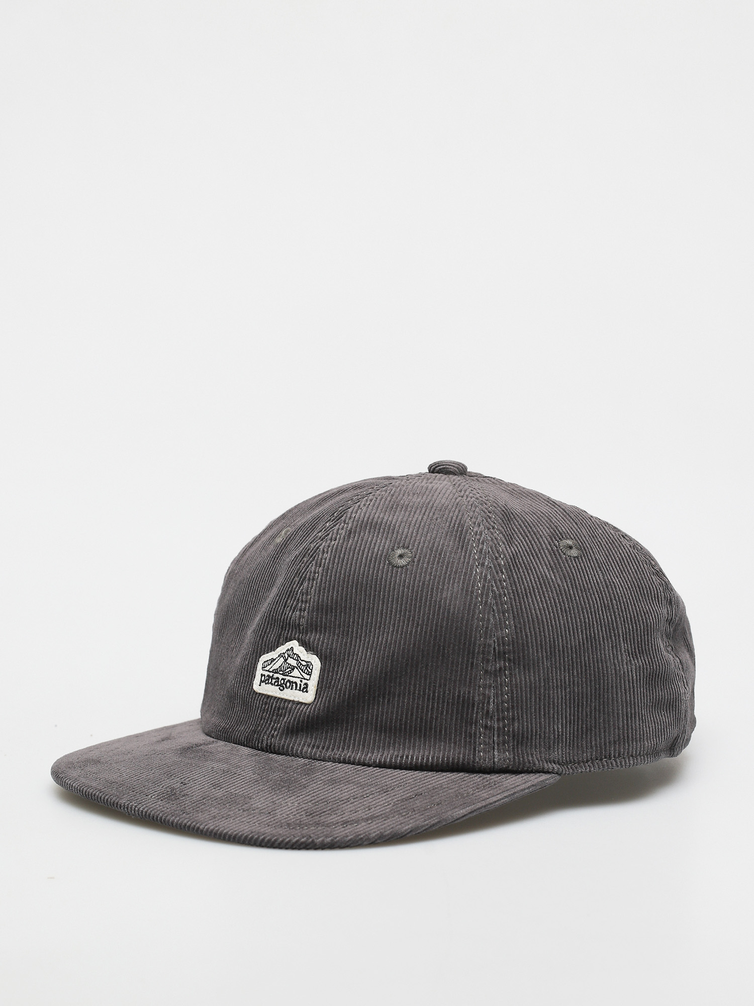 Czapka z daszkiem Patagonia Corduroy (line logo ridge patch/forge grey)