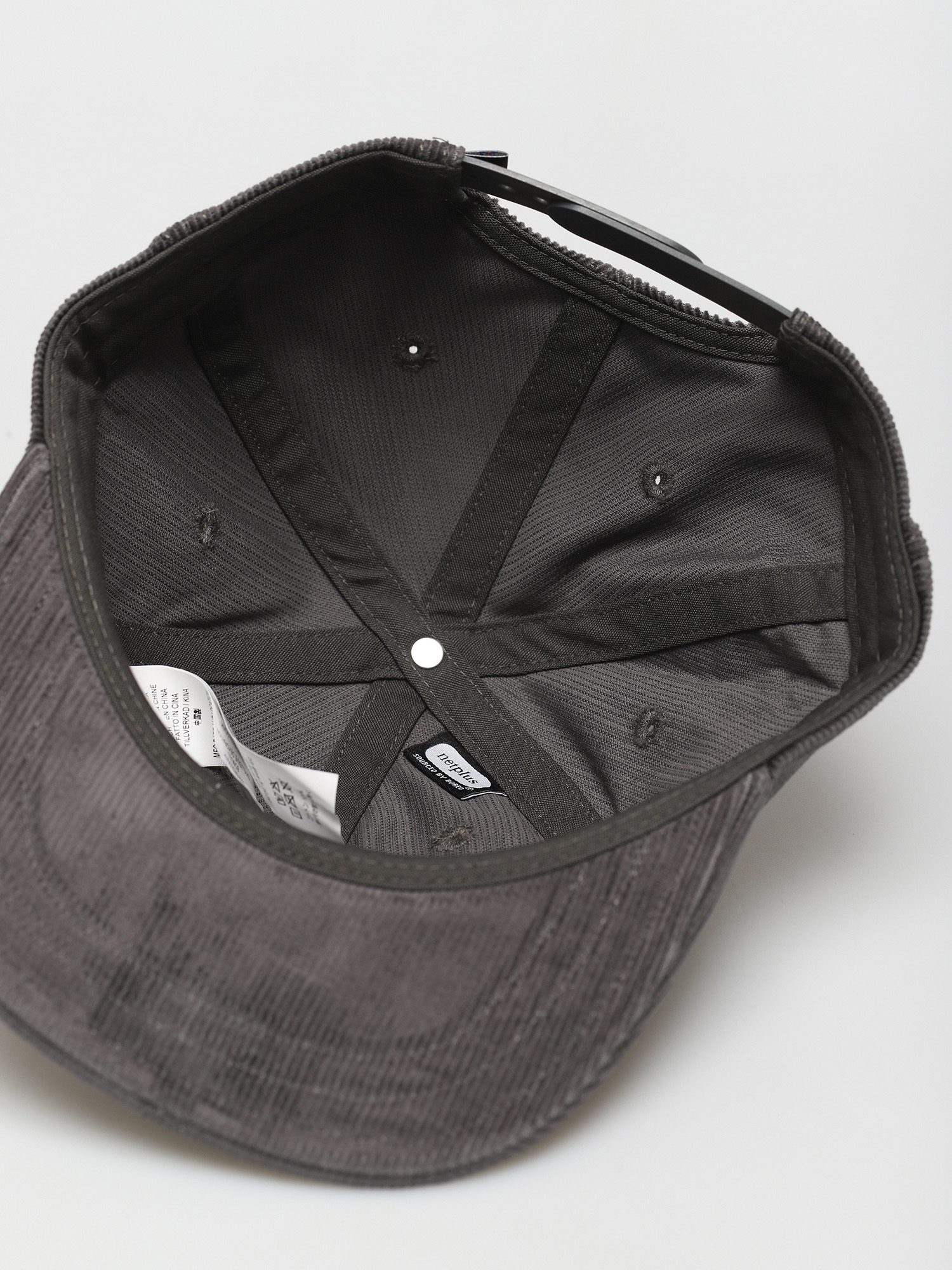 Czapka z daszkiem Patagonia Corduroy (line logo ridge patch/forge grey)
