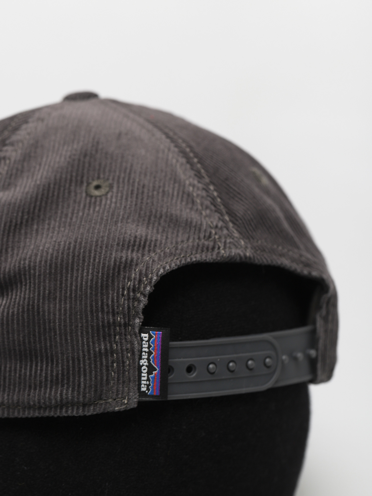 Czapka z daszkiem Patagonia Corduroy (line logo ridge patch/forge grey)
