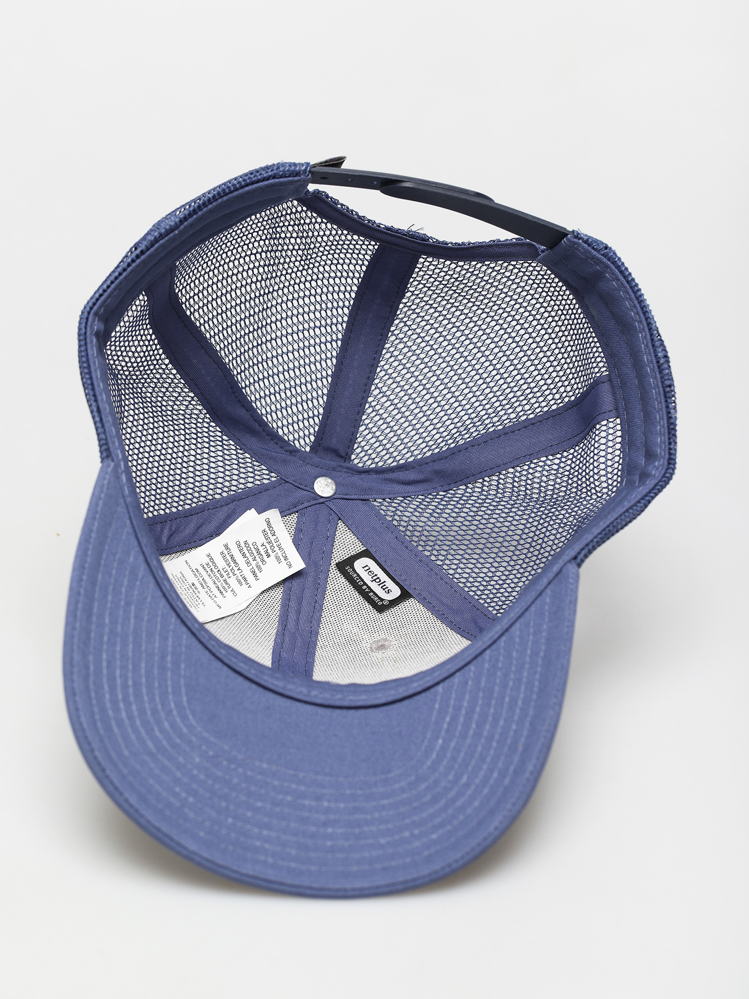 Czapka z daszkiem Patagonia P 6 Logo LoPro Trucker (salt grey w/current blue)