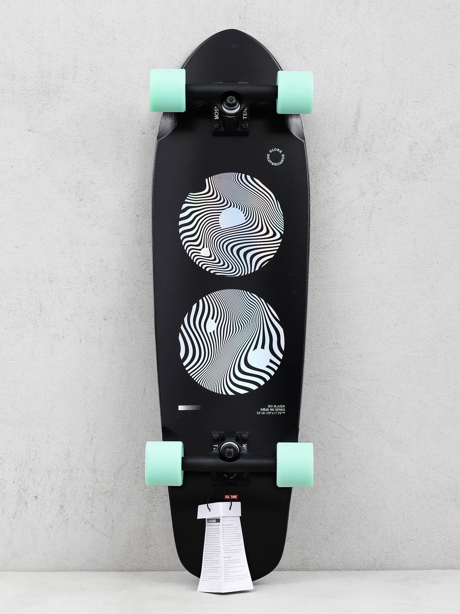 Deskorolka cruiser Globe Big Blazer (black/green)