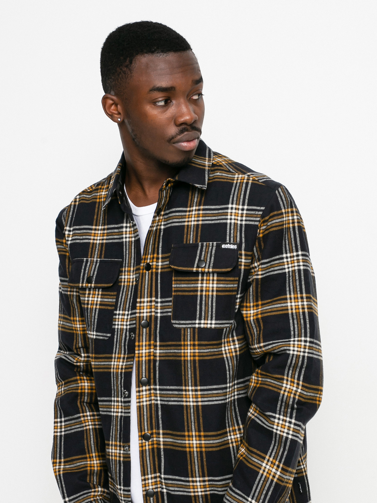 Koszula Etnies Backswitch Shirt (black/brown)