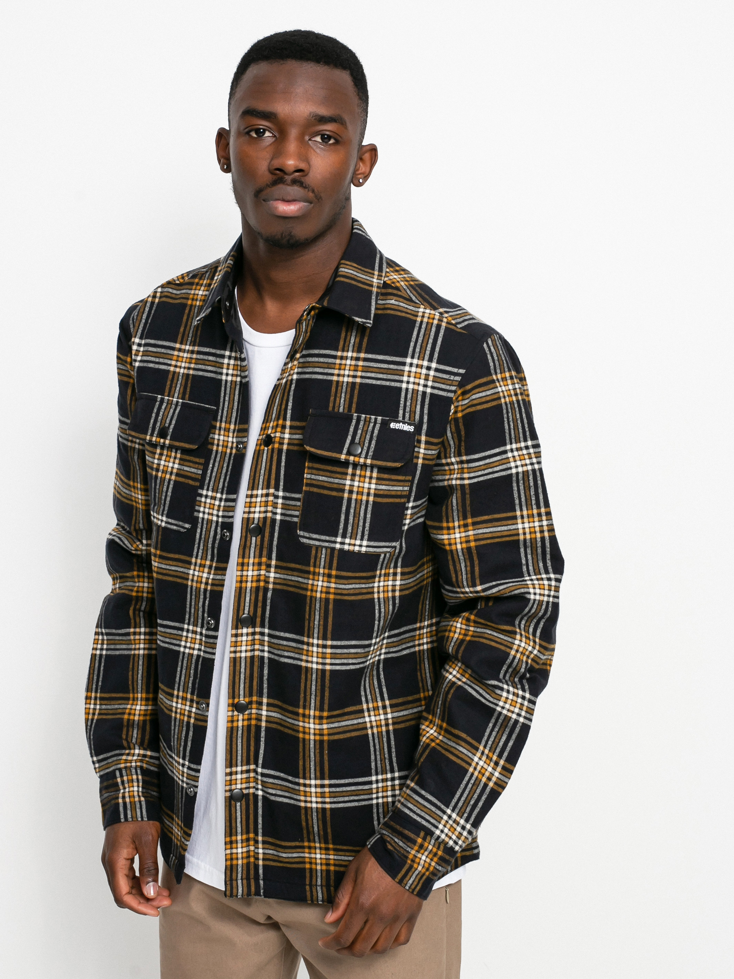 Koszula Etnies Backswitch Shirt (black/brown)